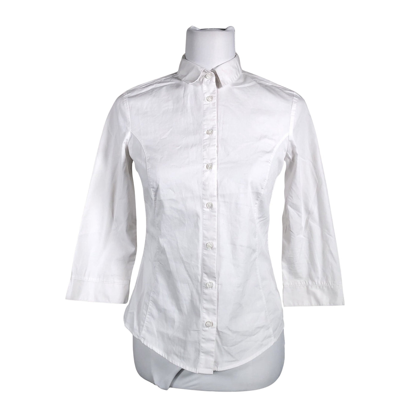 Unisex Marks&Spencer - Collared shirt, size 34 - White (1)