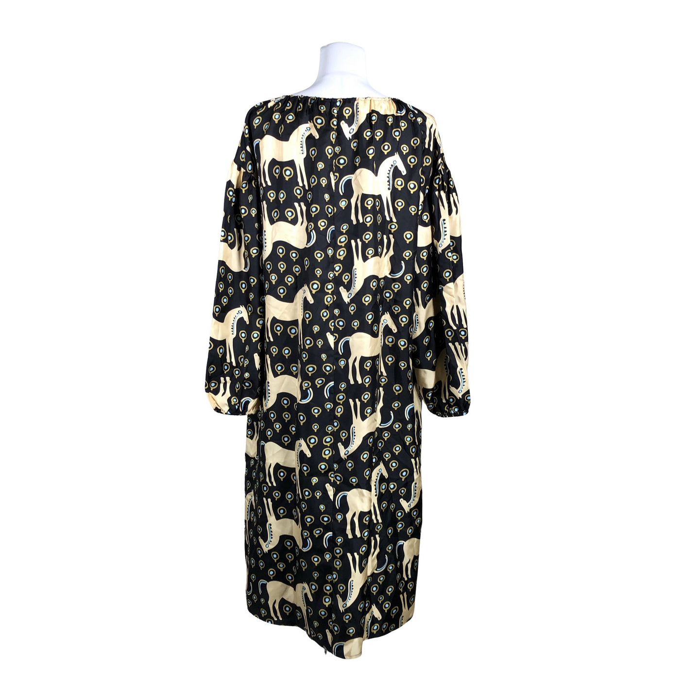 Unisex Marimekko - Schiffon dress, size 36 - Black (3)