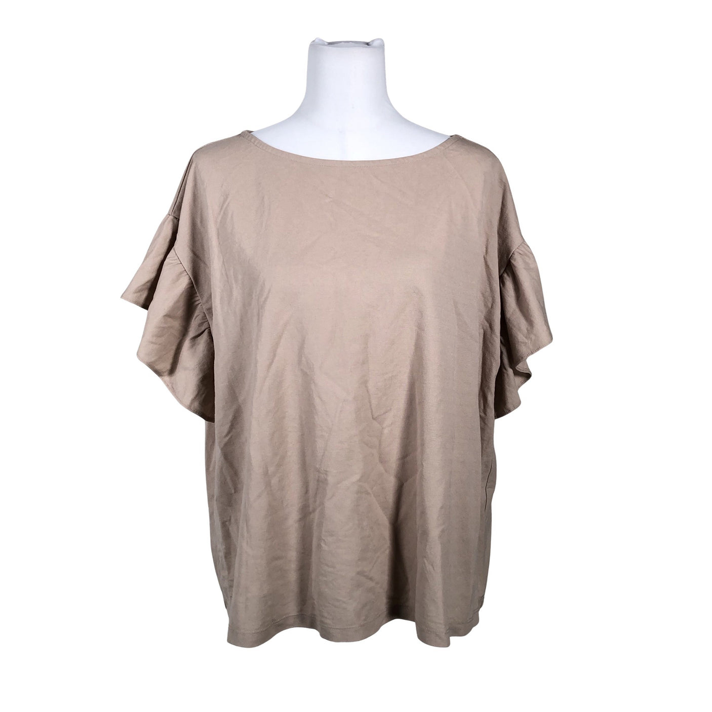 Unisex Yest - Tricot shirt, size 40 - Brown (1)
