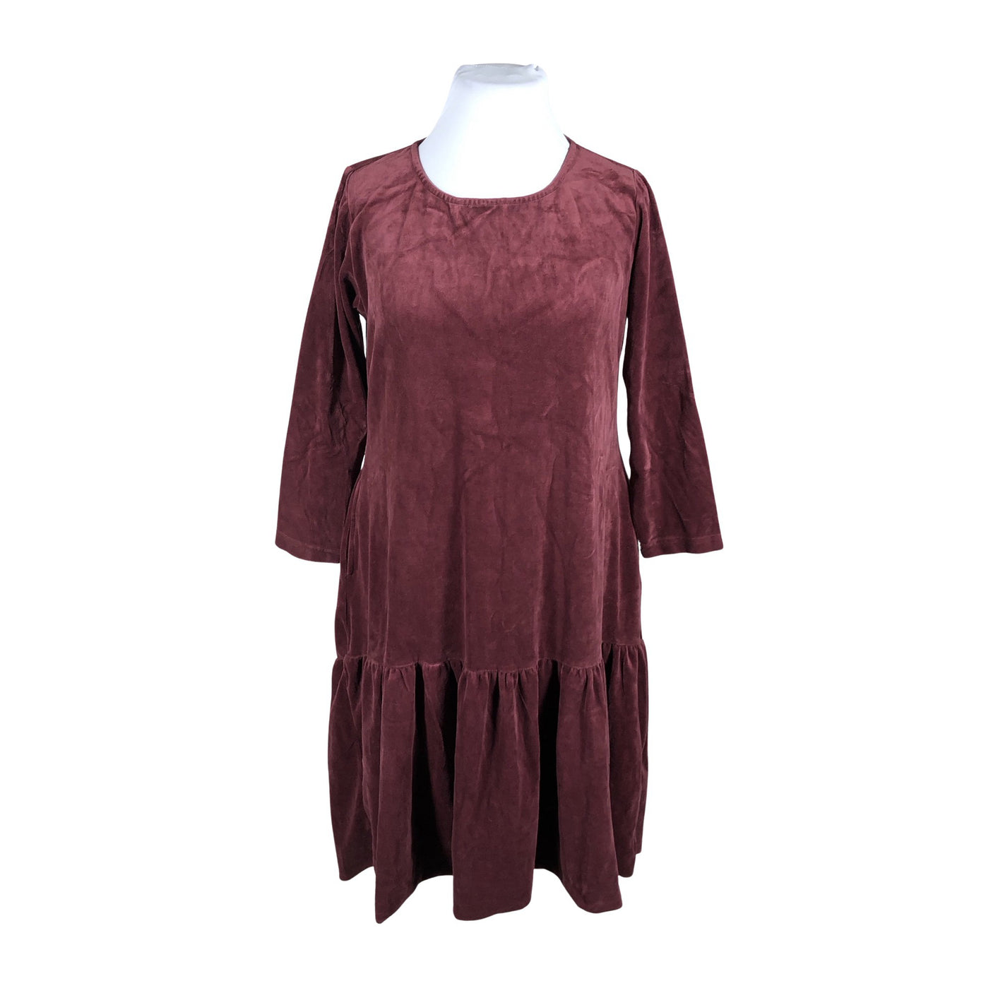 Unisex Babadum - Tricot dress, size 44 - Wine red (1)