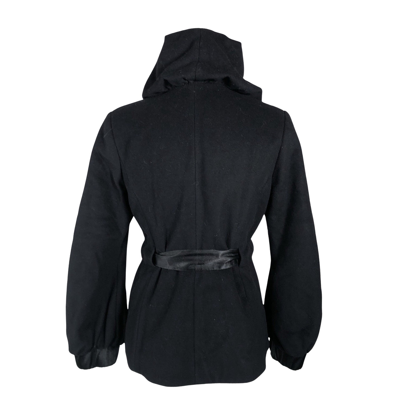 Unisex Sand - Wool coat, size 36 - Black (3)