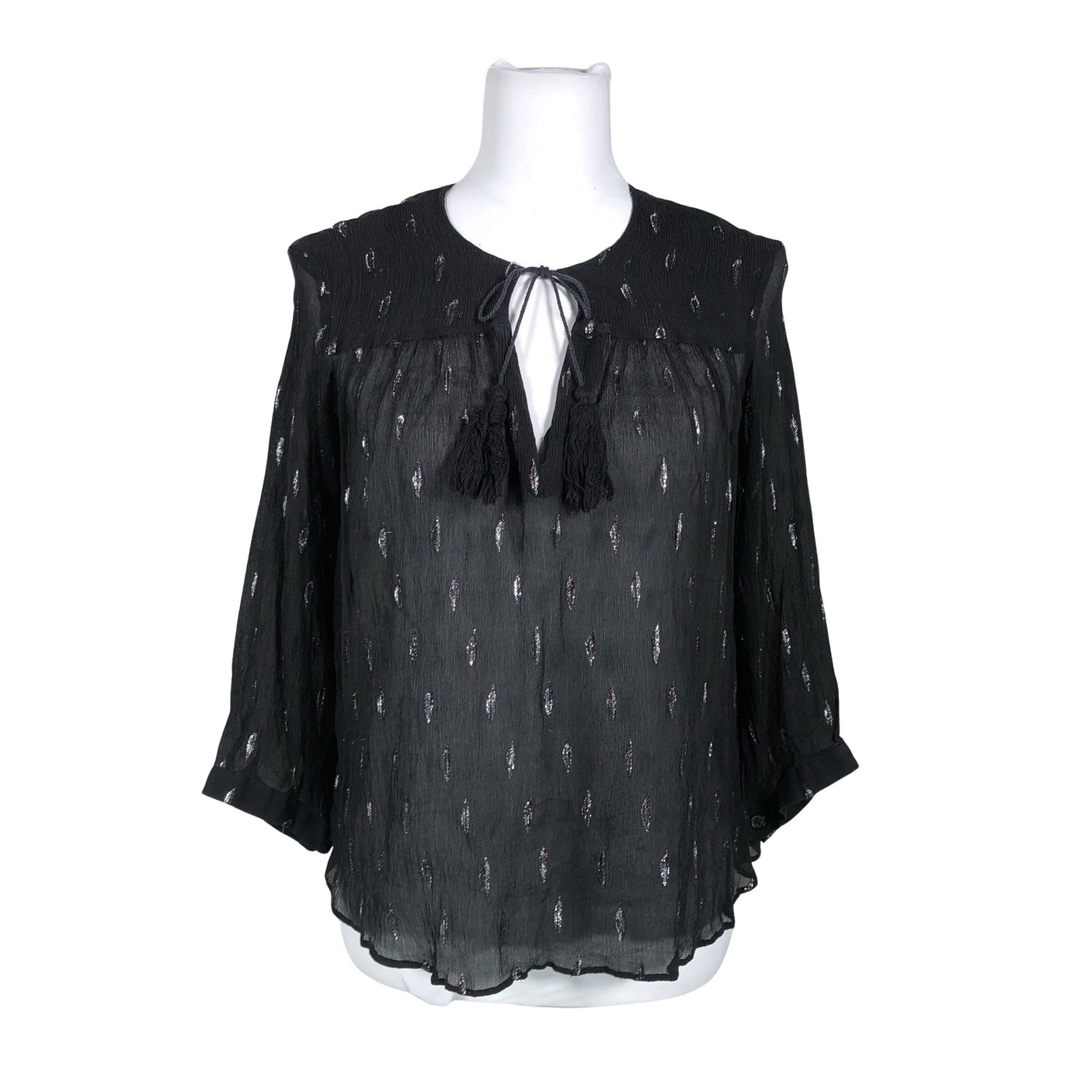 Unisex &Other Stories - Blouse, size 34 - Black (1)