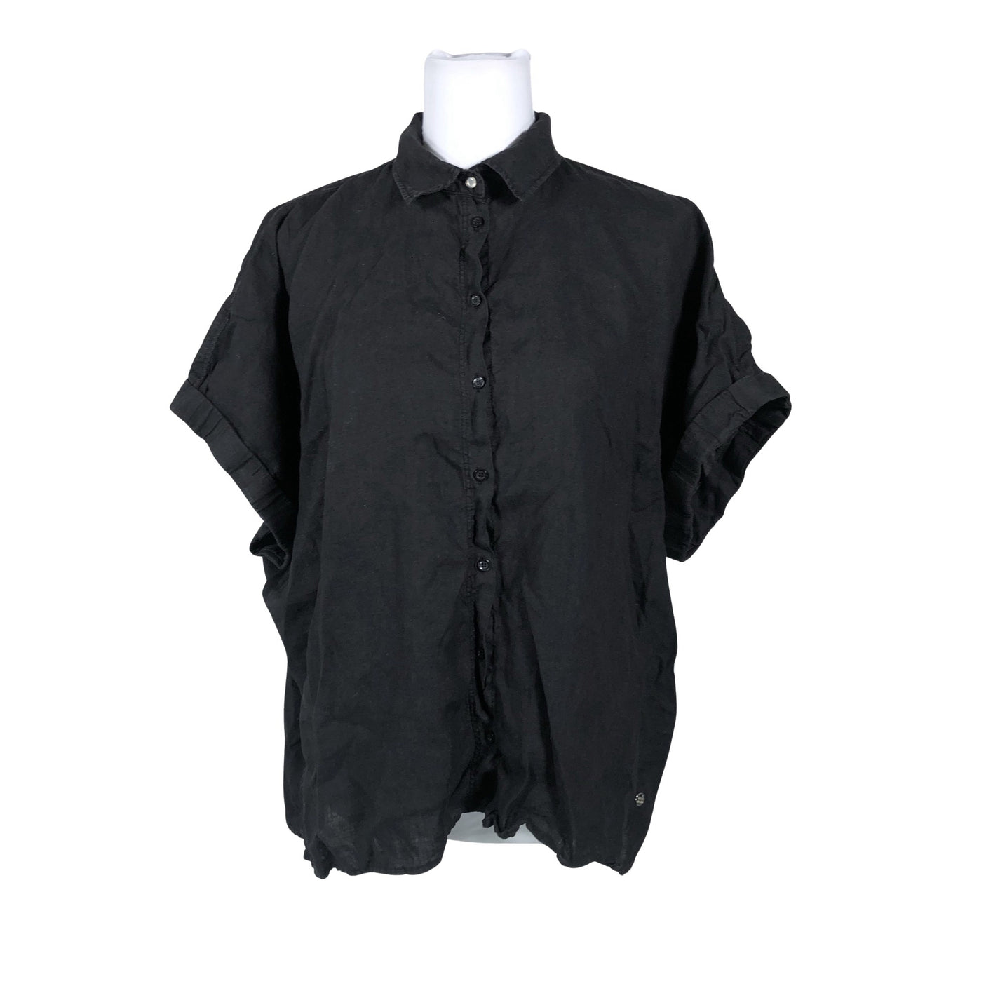Unisex Mos Mosh - Short-sleeved blouse, size 38 - Black (1)