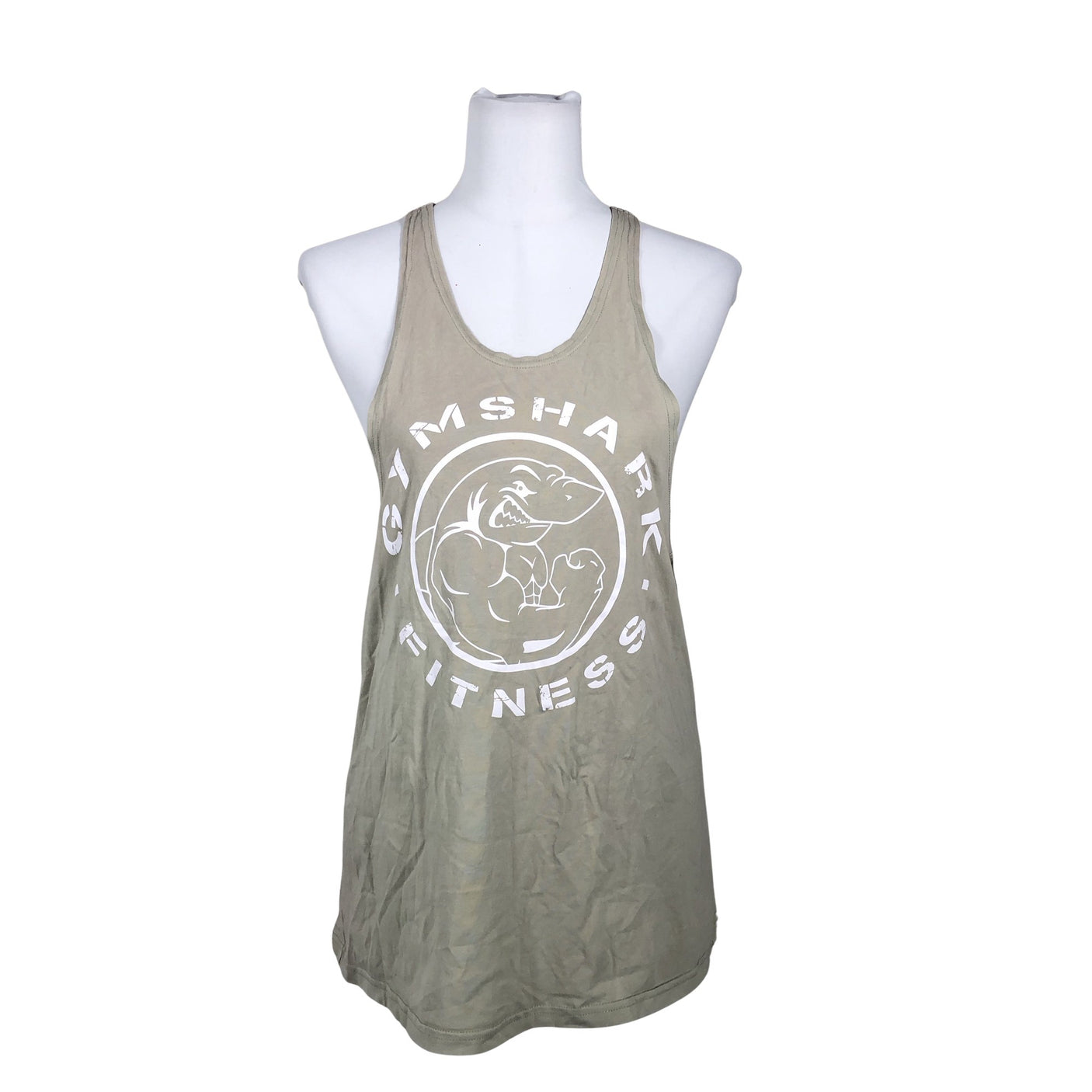 Unisex Gymshark - Sports top, size 38 - Beige (1)