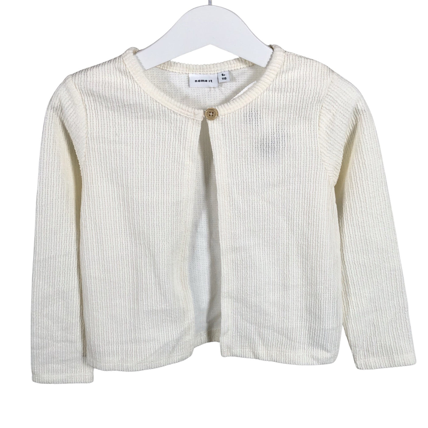 Unisex Name It - Cardigan, size 104 - 110 - Natural white (1)