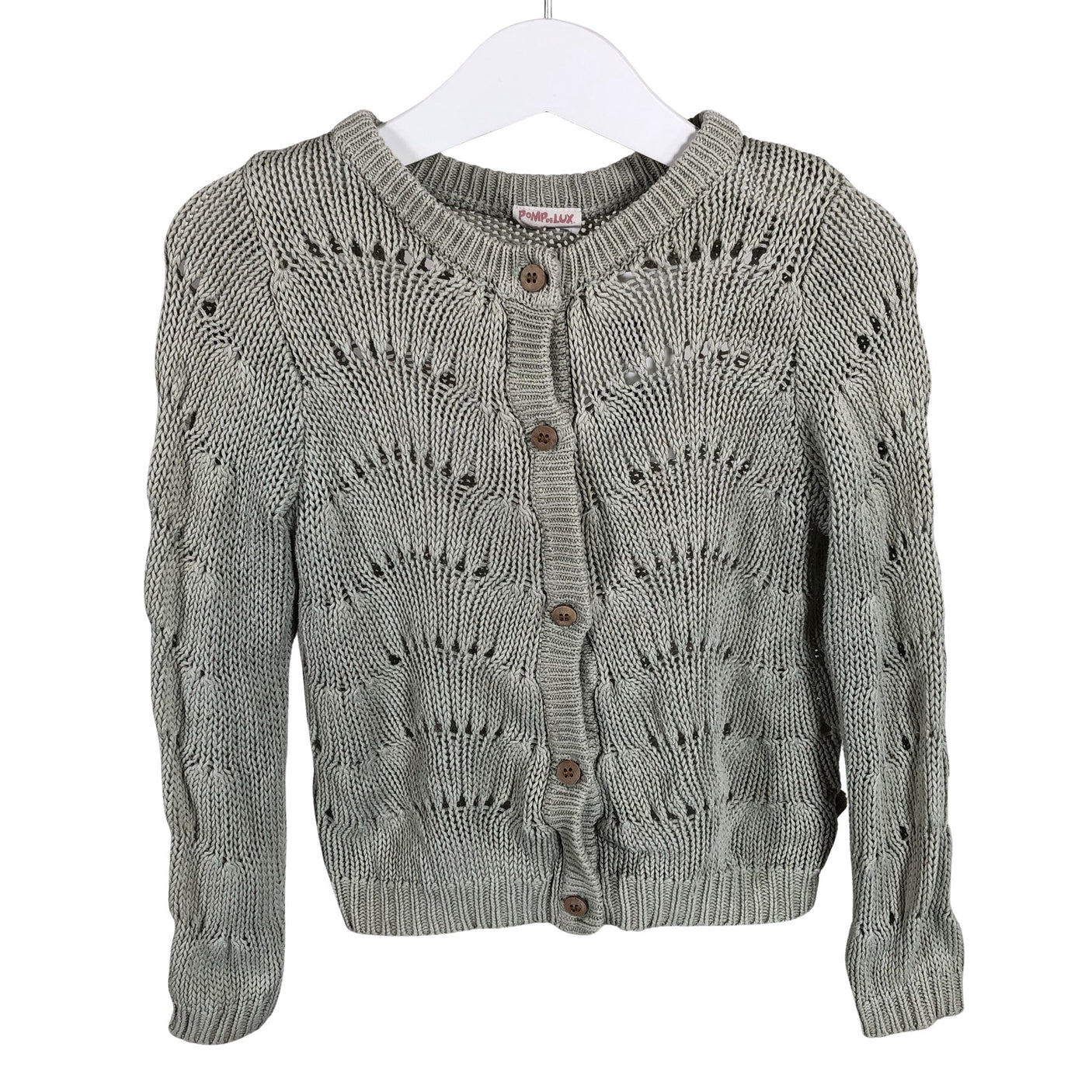 Unisex POMPdeLUX - Cardigan, size 98 - 104 - Green (1)