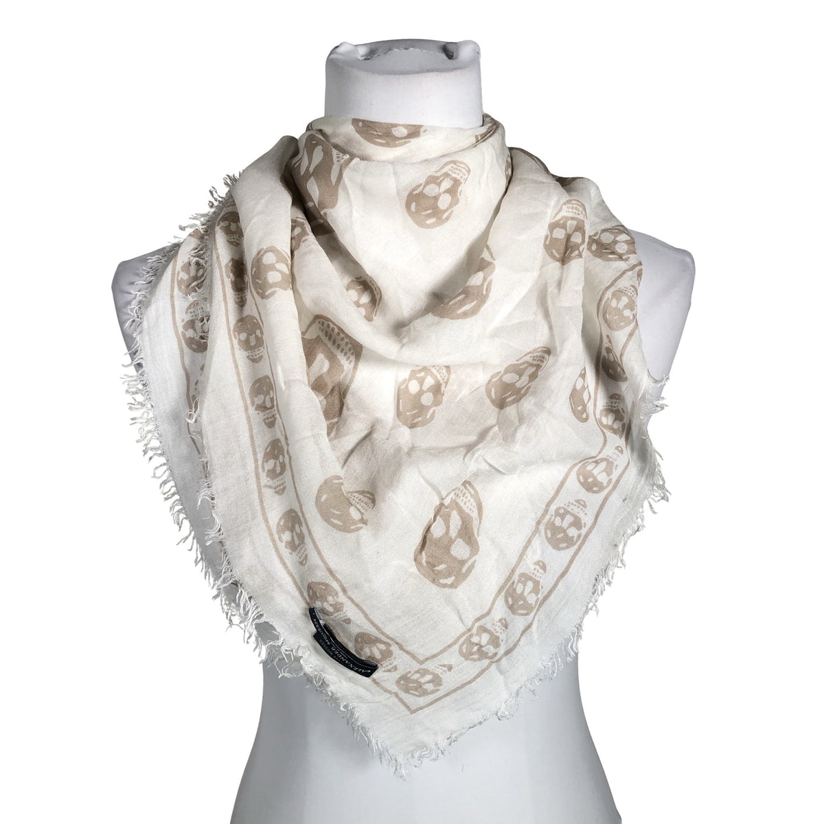 Unisex Alexander McQueen - Scarf, size Maxi - White (1)