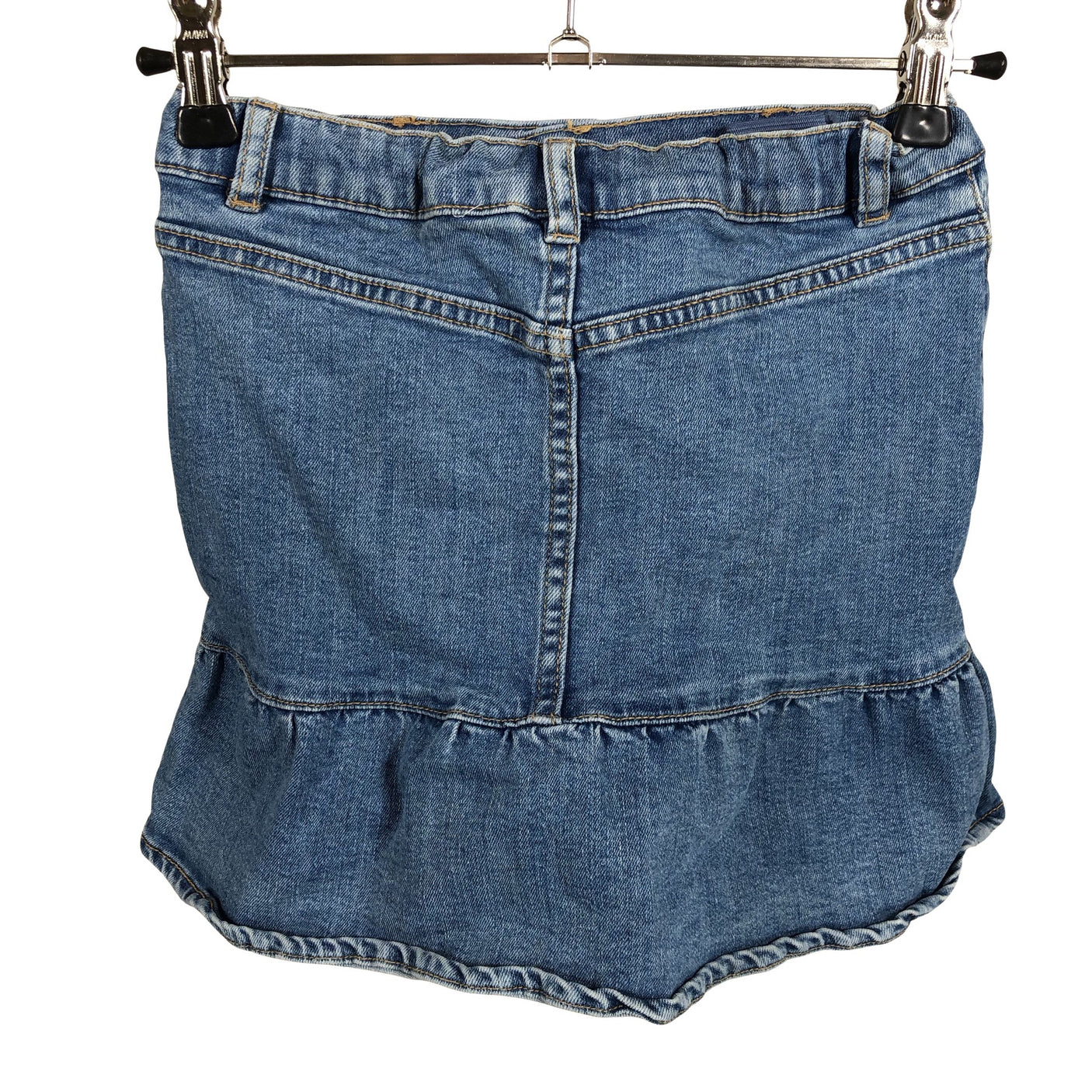 Unisex Lindex - Denim skirt, size 122 - 128 - Blue (2)