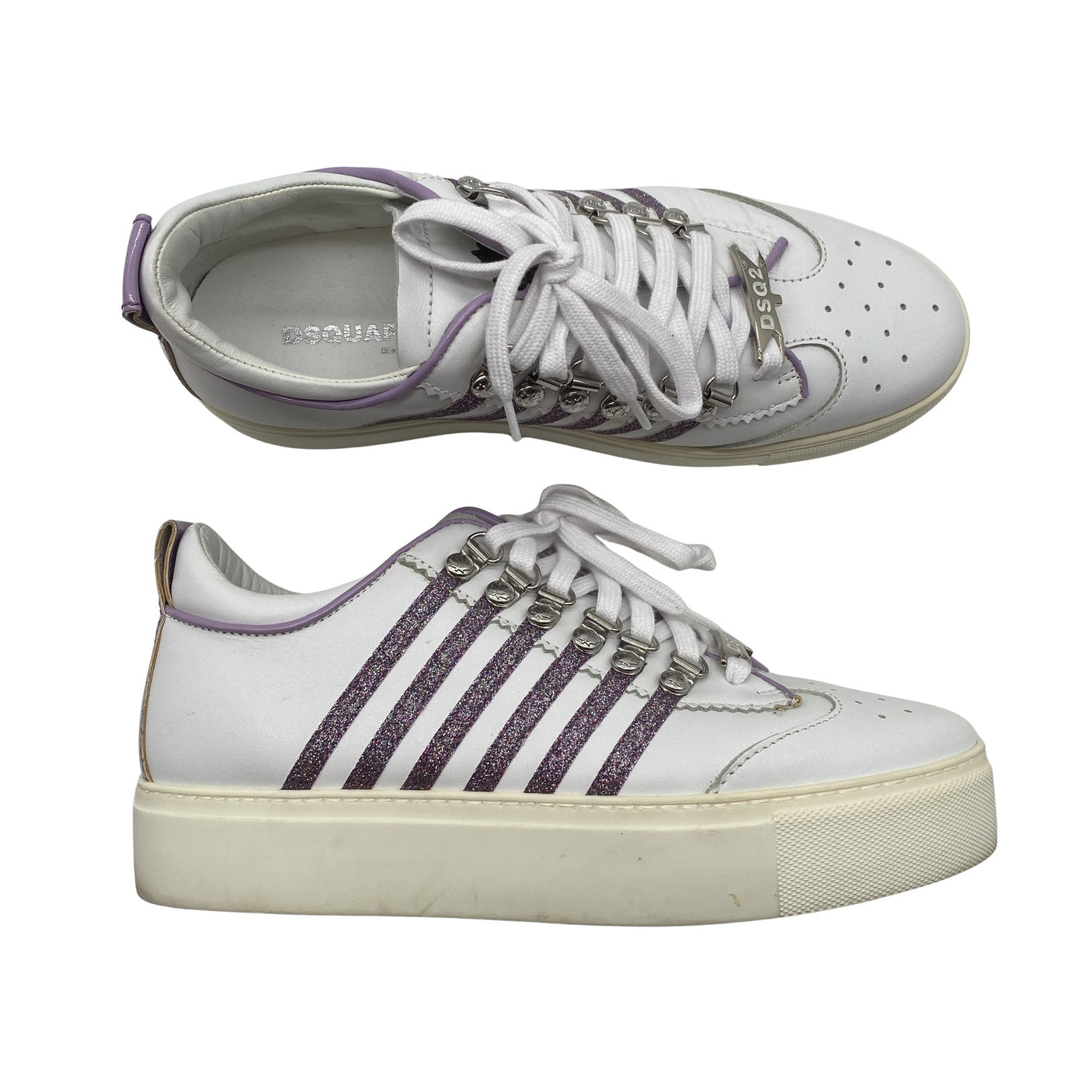 Unisex Dsquared2 - Casual sneakers, size 40 - White (1)