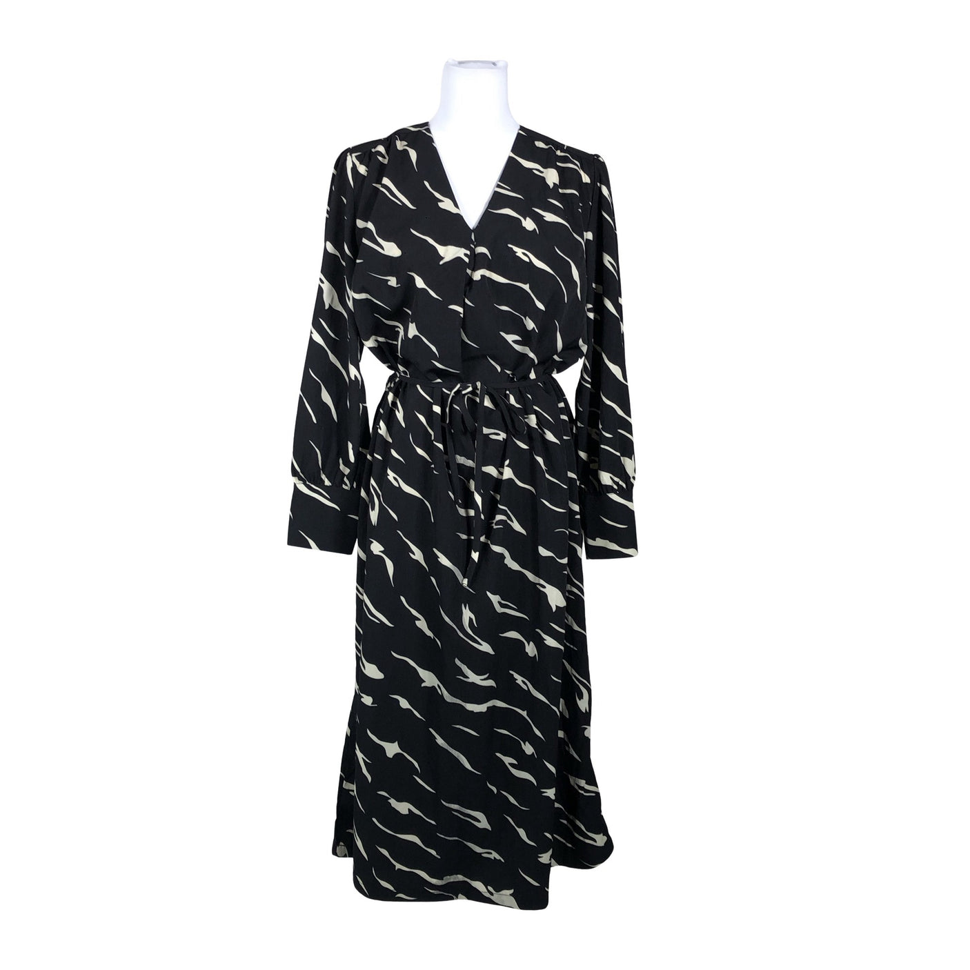 Unisex Free Quent - Schiffon dress, size 36 - Black (1)