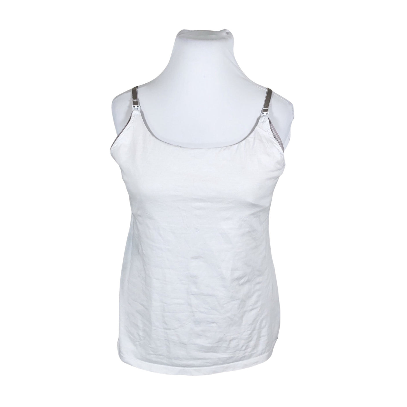 Unisex Lindex - Tricot tank top, size 48 - White (1)