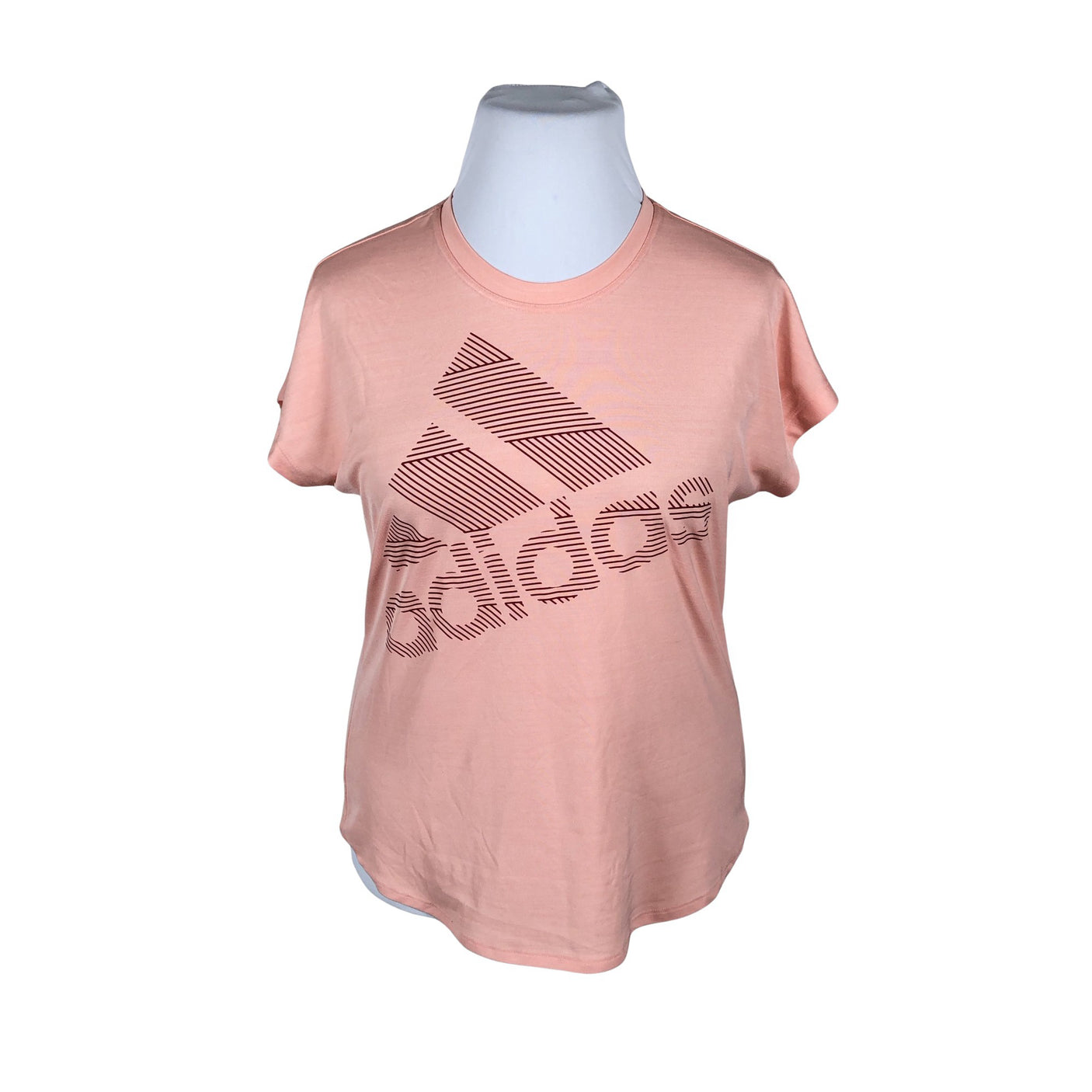 Unisex Adidas - Sports shirt, short sleeve, size 42 - Light pink (1)