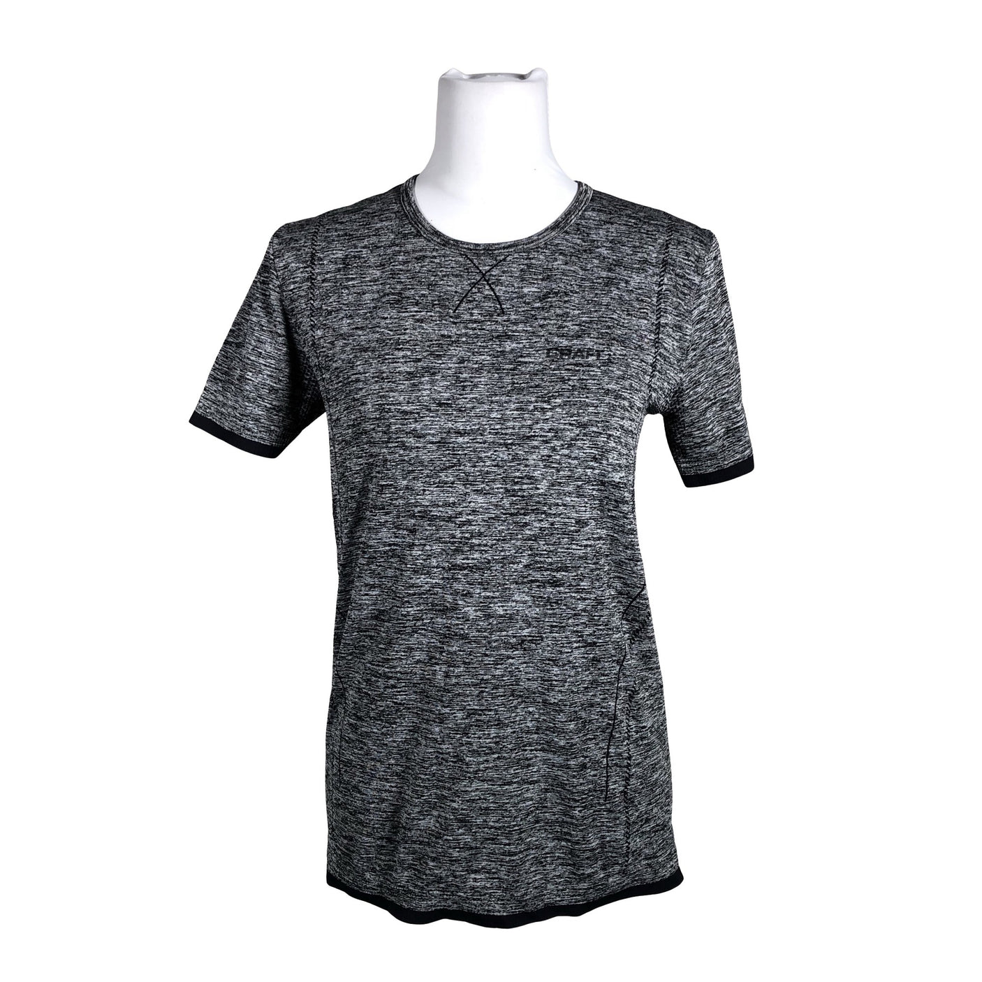 Unisex Craft - Sports shirt, short sleeve, size 40 - Gray (1)