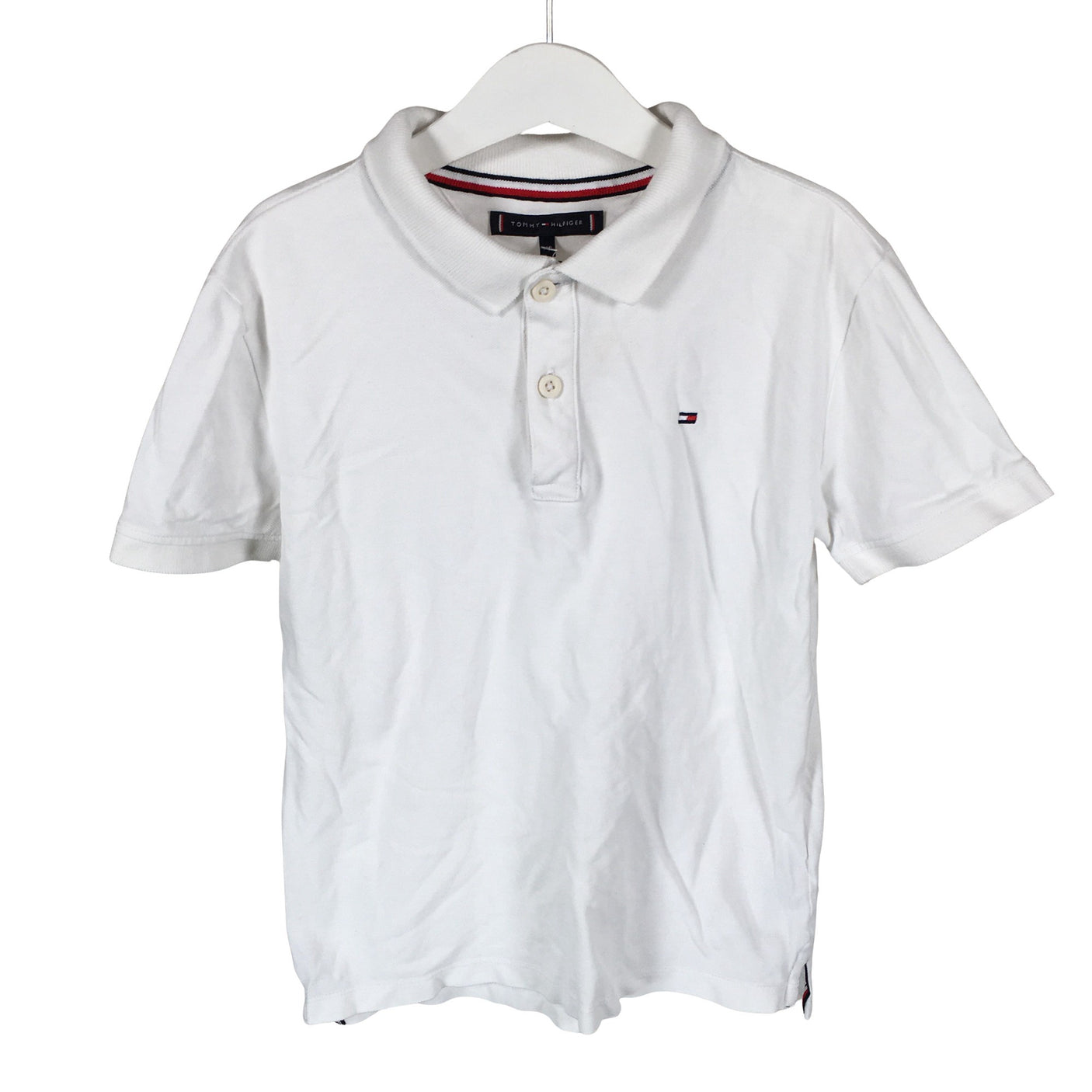 Unisex Tommy Hilfiger - Polo shirt, size 134 - 140 - White (2)