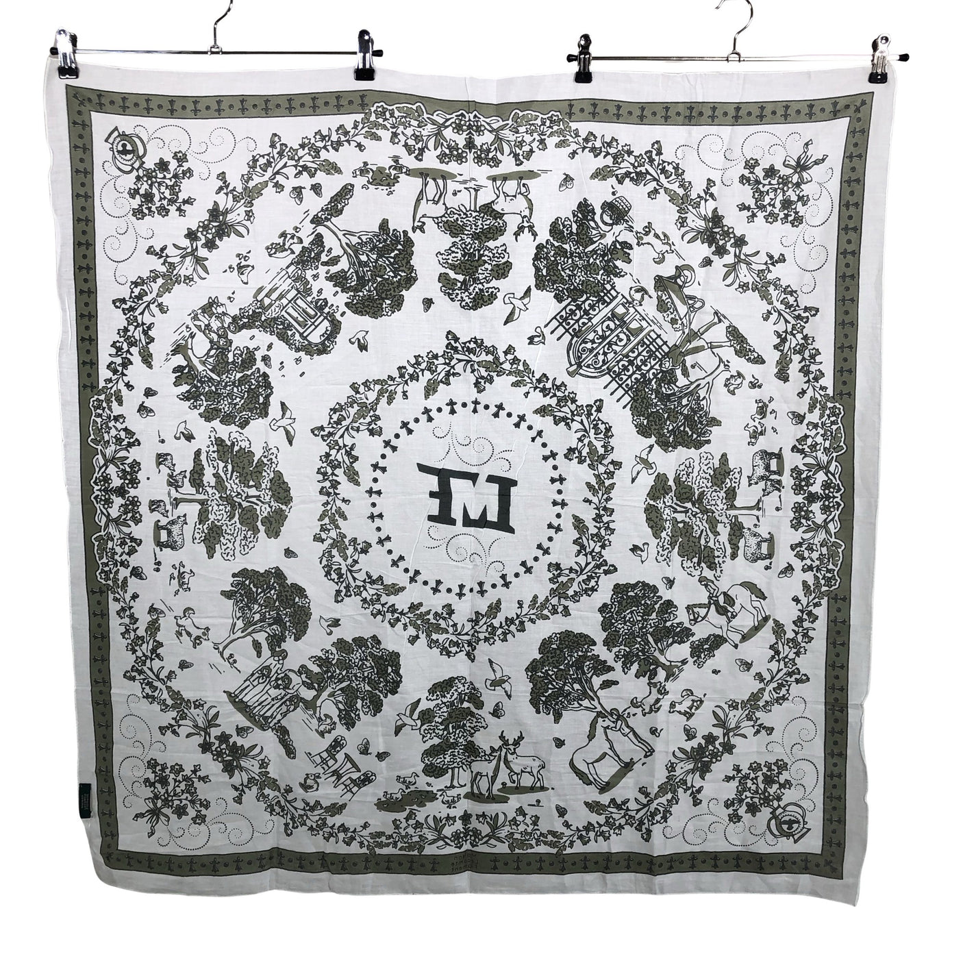 Unisex Maison Lecomte Flament - Scarf, size Maxi - White (2)