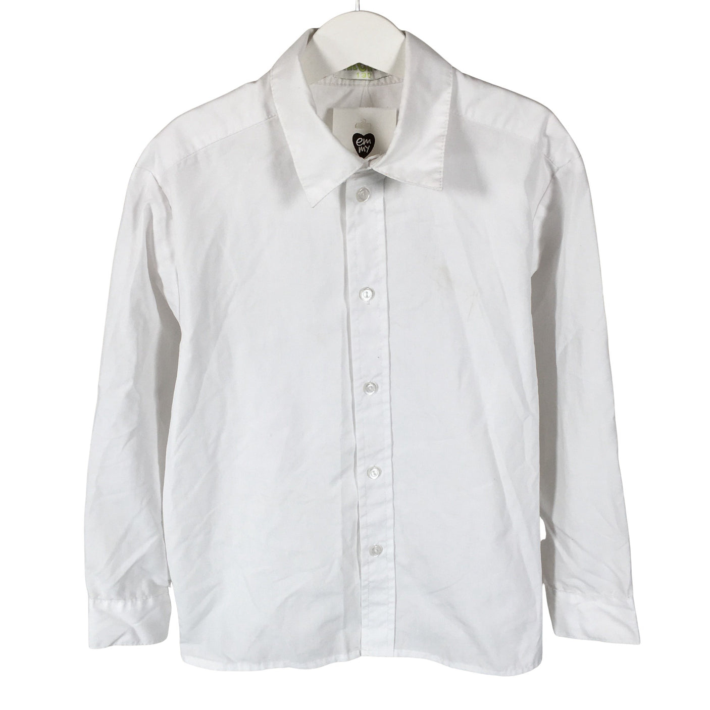Unisex Zalekua - Collared shirt, size 128 - 134 - White (1)