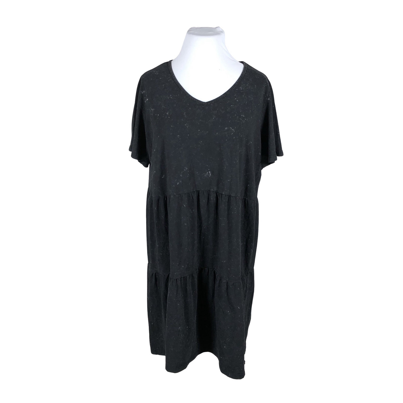 Unisex Ulla Popken - Tricot dress, size 46 - Black (1)