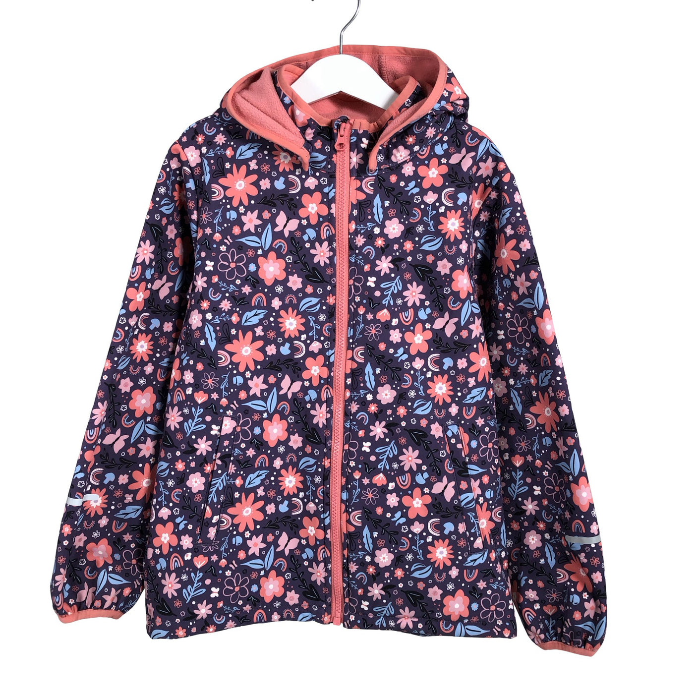 Unisex Mini Mize - Soft shell jacket, size 128 - 134 - Violet (1)