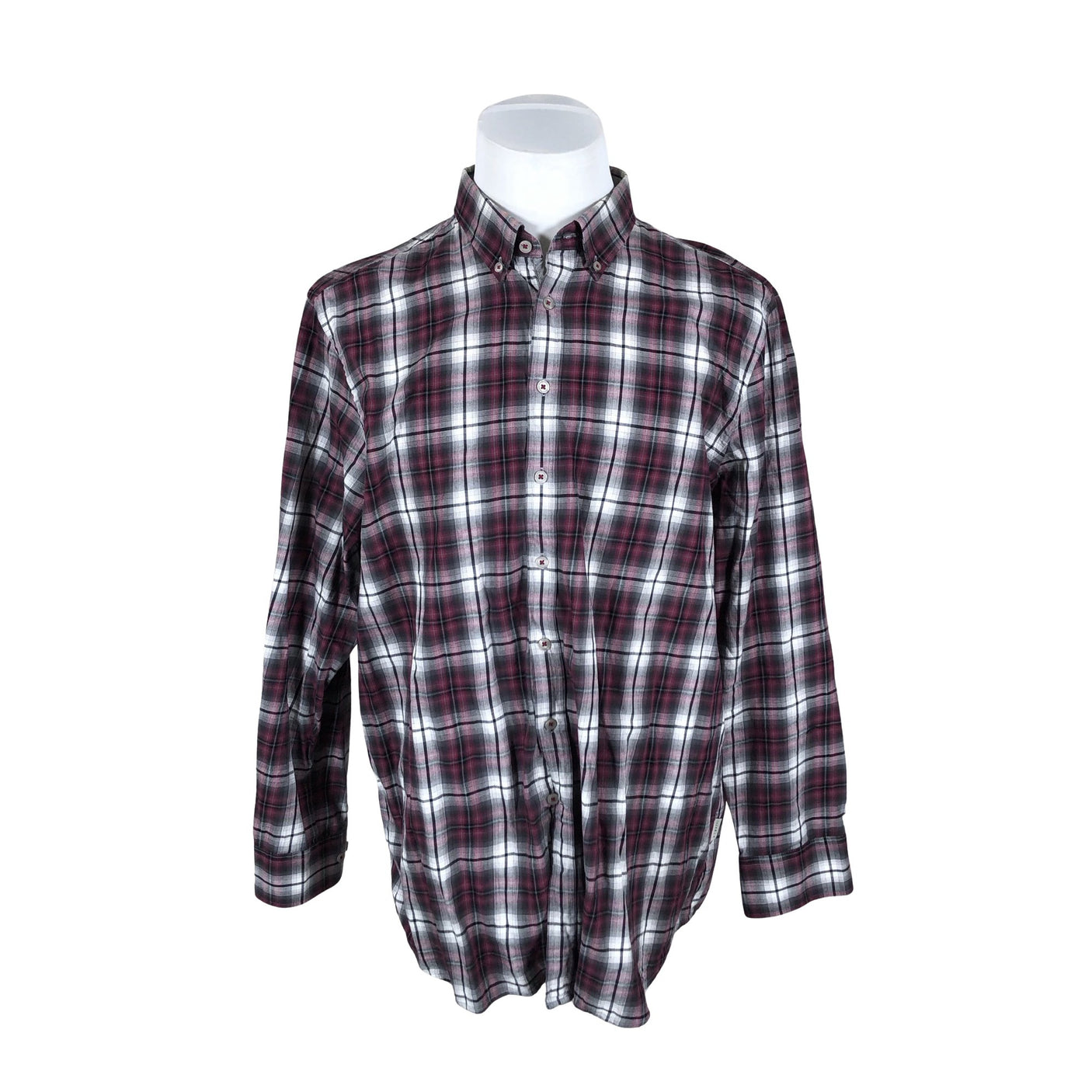 Unisex Bugatti - Collared shirt, size XXL - Gray (1)