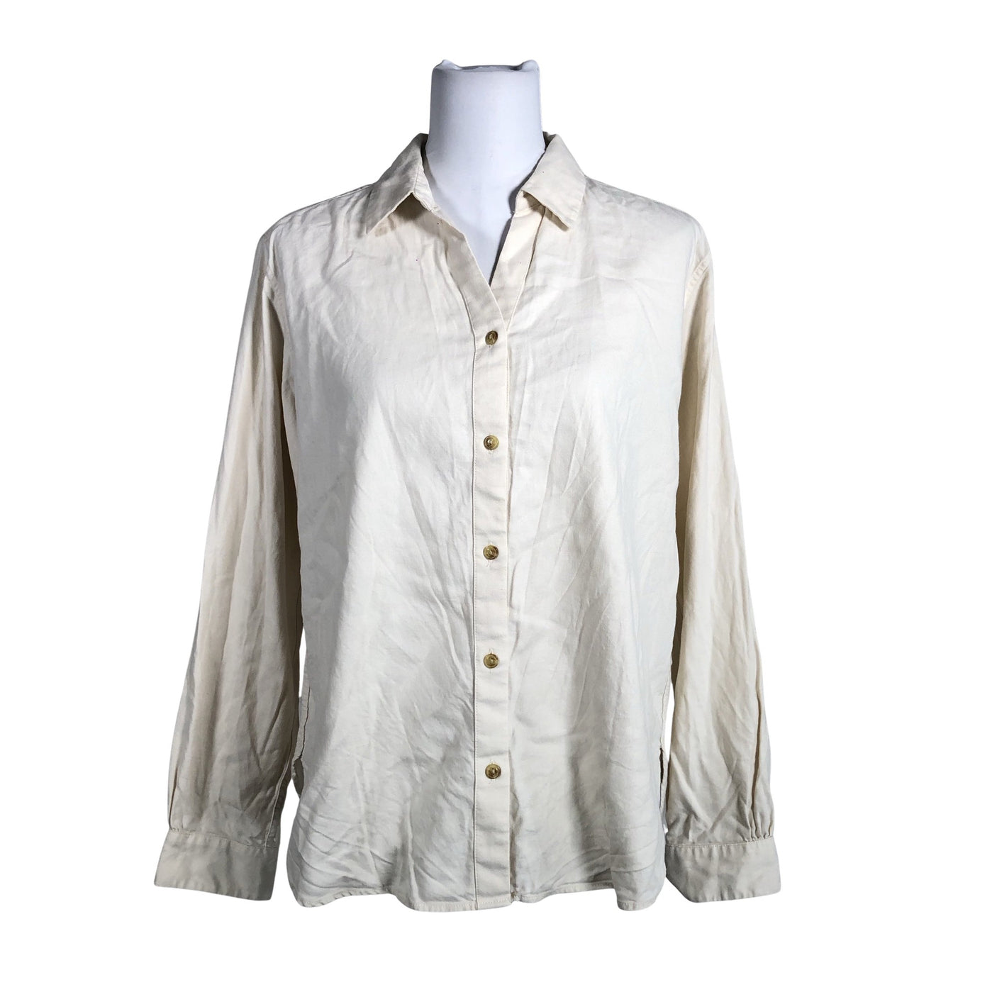Unisex Uniqlo - Blouse, size 38 - Beige (1)