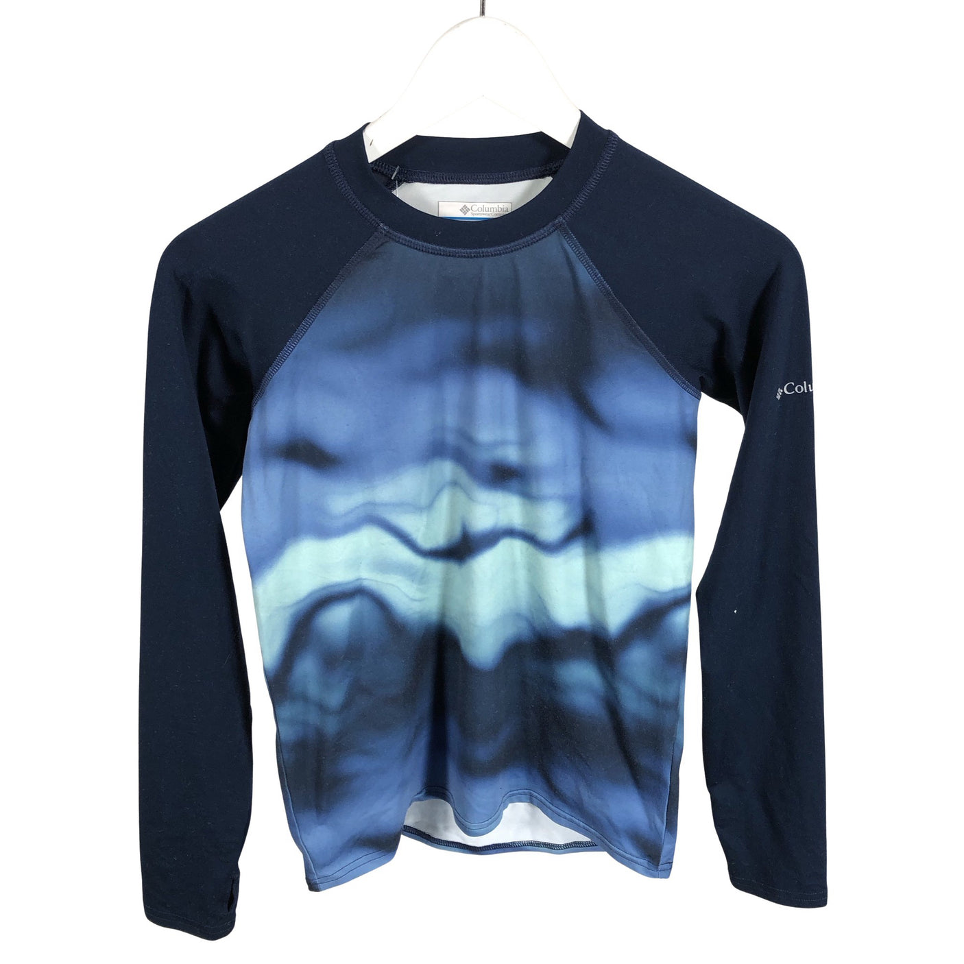 Unisex Columbia - Sports shirt, long sleeve, size 146 - 152 - Blue (1)