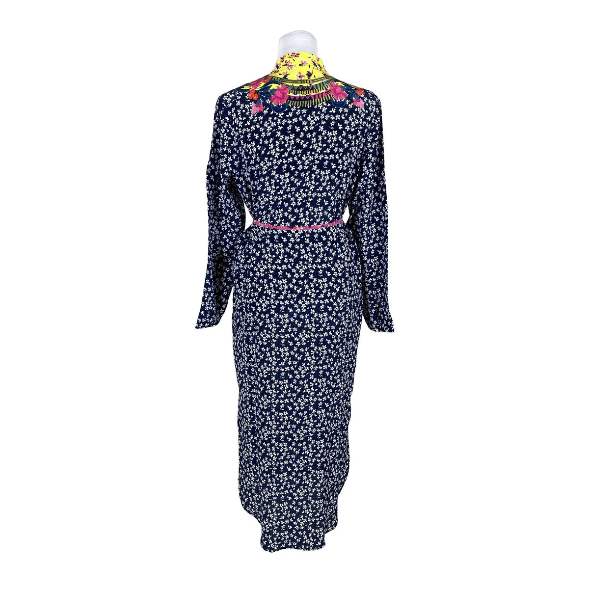 Unisex Saloni - Schiffon dress, size 38 - Yellow (2)