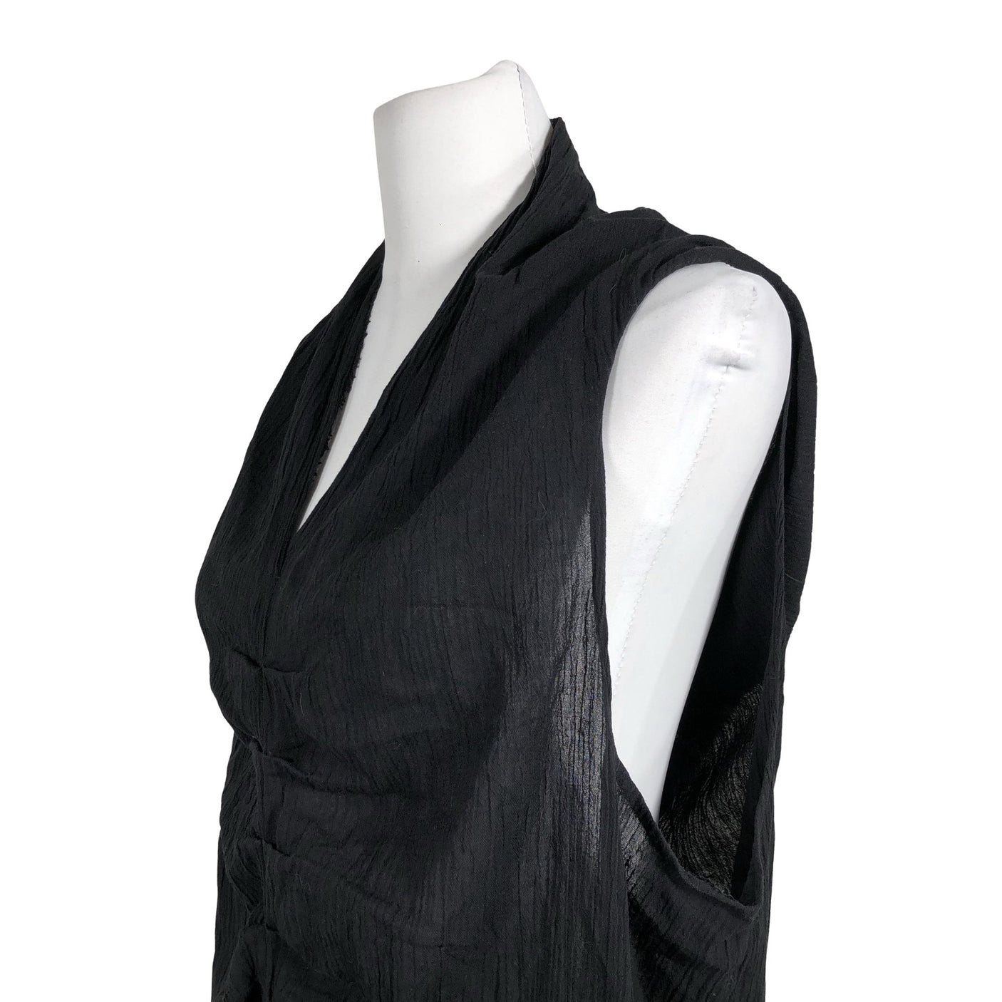 Unisex Lauri Järvinen Studio - Schiffon dress, size 40 - Black (2)