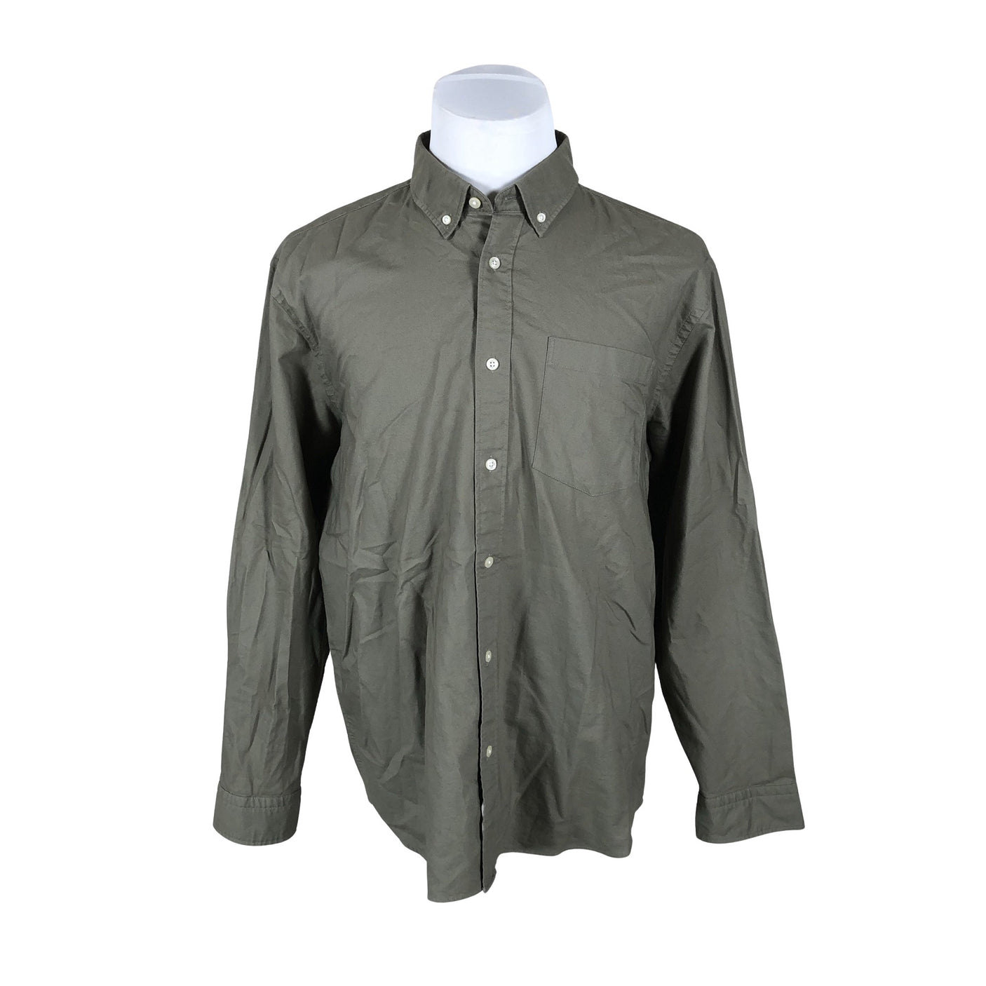 Unisex Selected - Collared shirt, size XXL - Green (1)