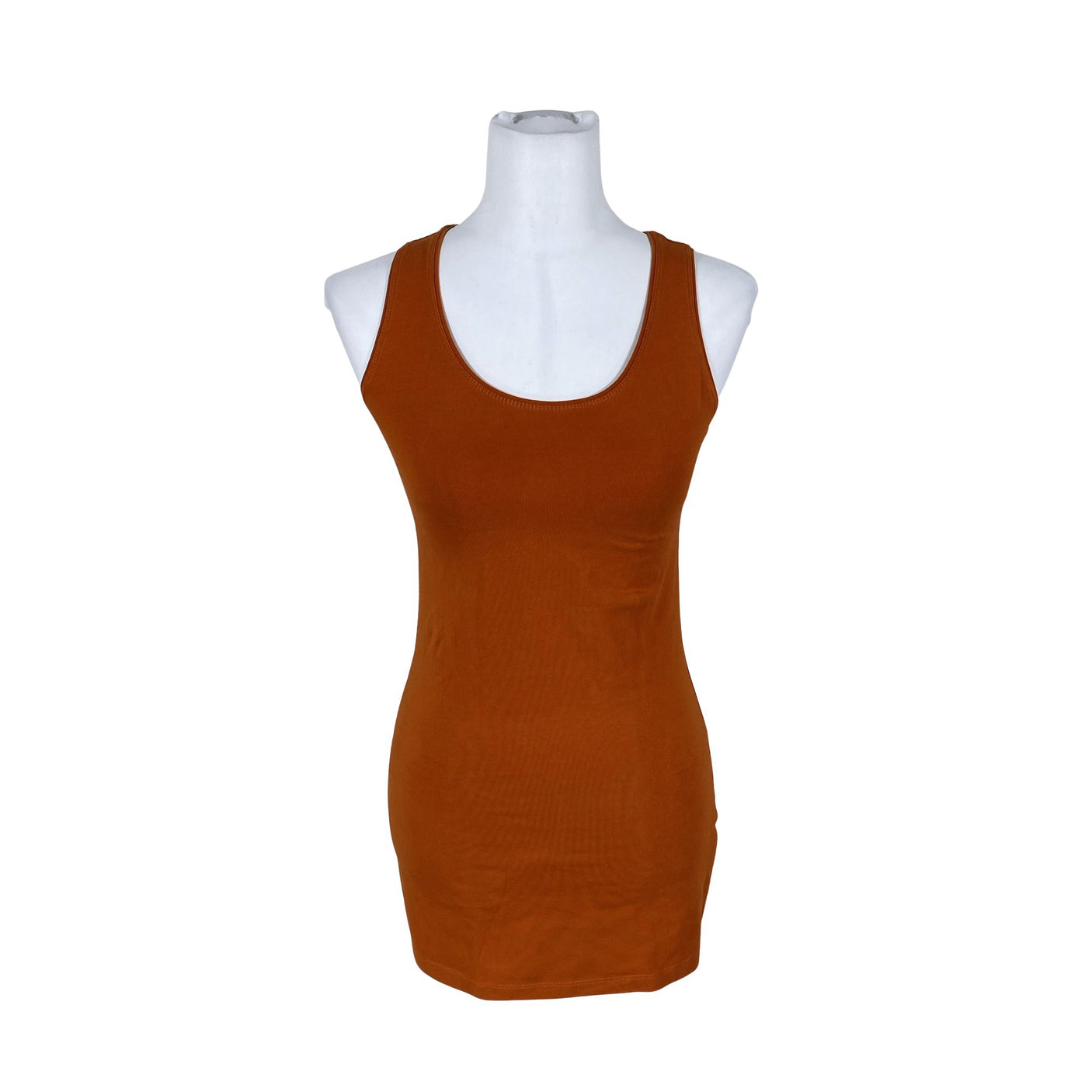 Unisex Your Face - Tricot tank top, size 34 - Orange (1)
