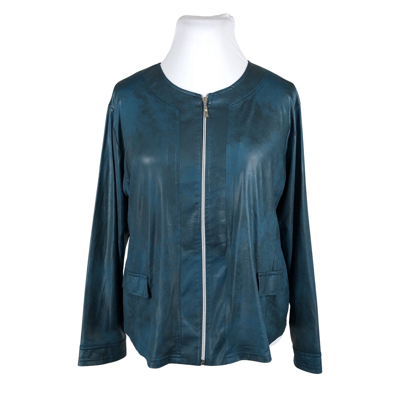 Unisex Magna - Sweat jacket, size 52 - Turquoise (1)