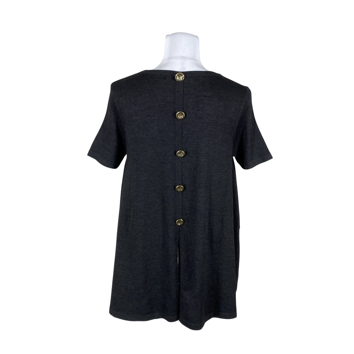 Unisex Uterqüe - Knit tunic, size 40 - Black (2)