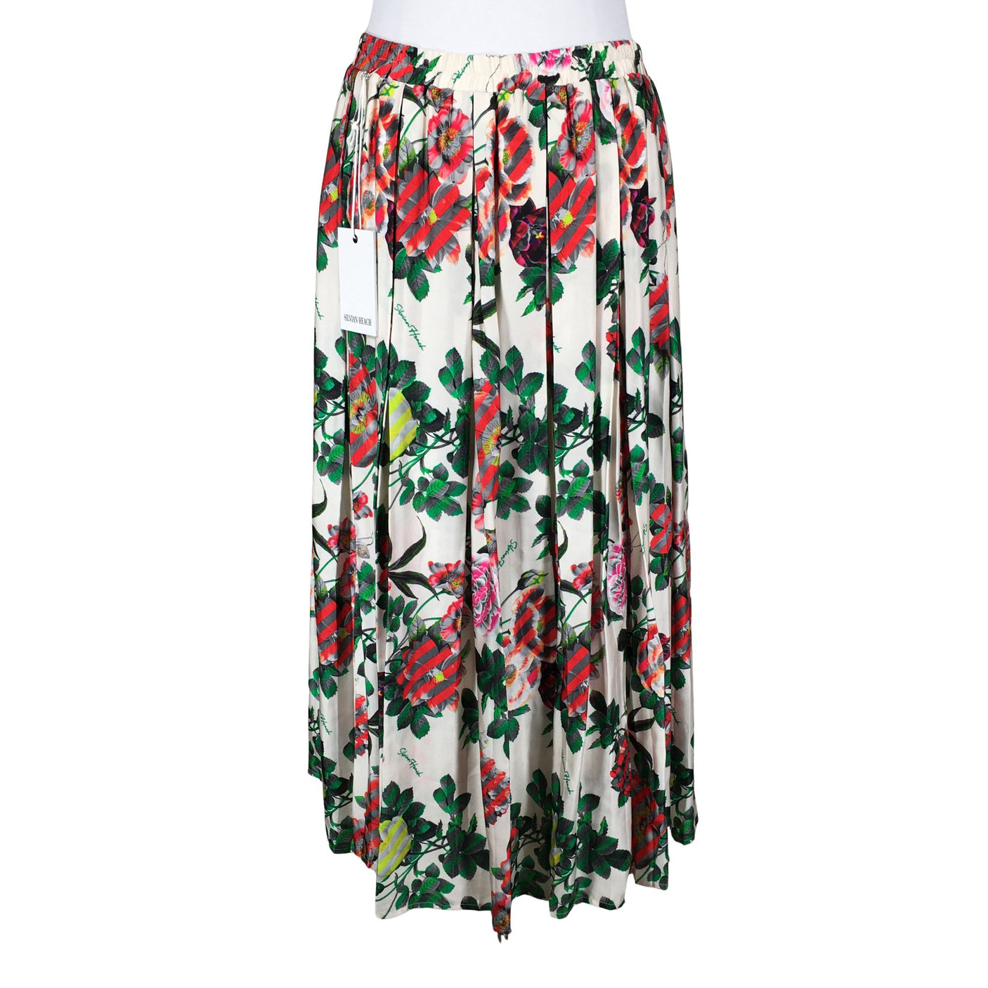 Unisex Silvian Heach - Fabric skirt, size 40 - Natural white (2)