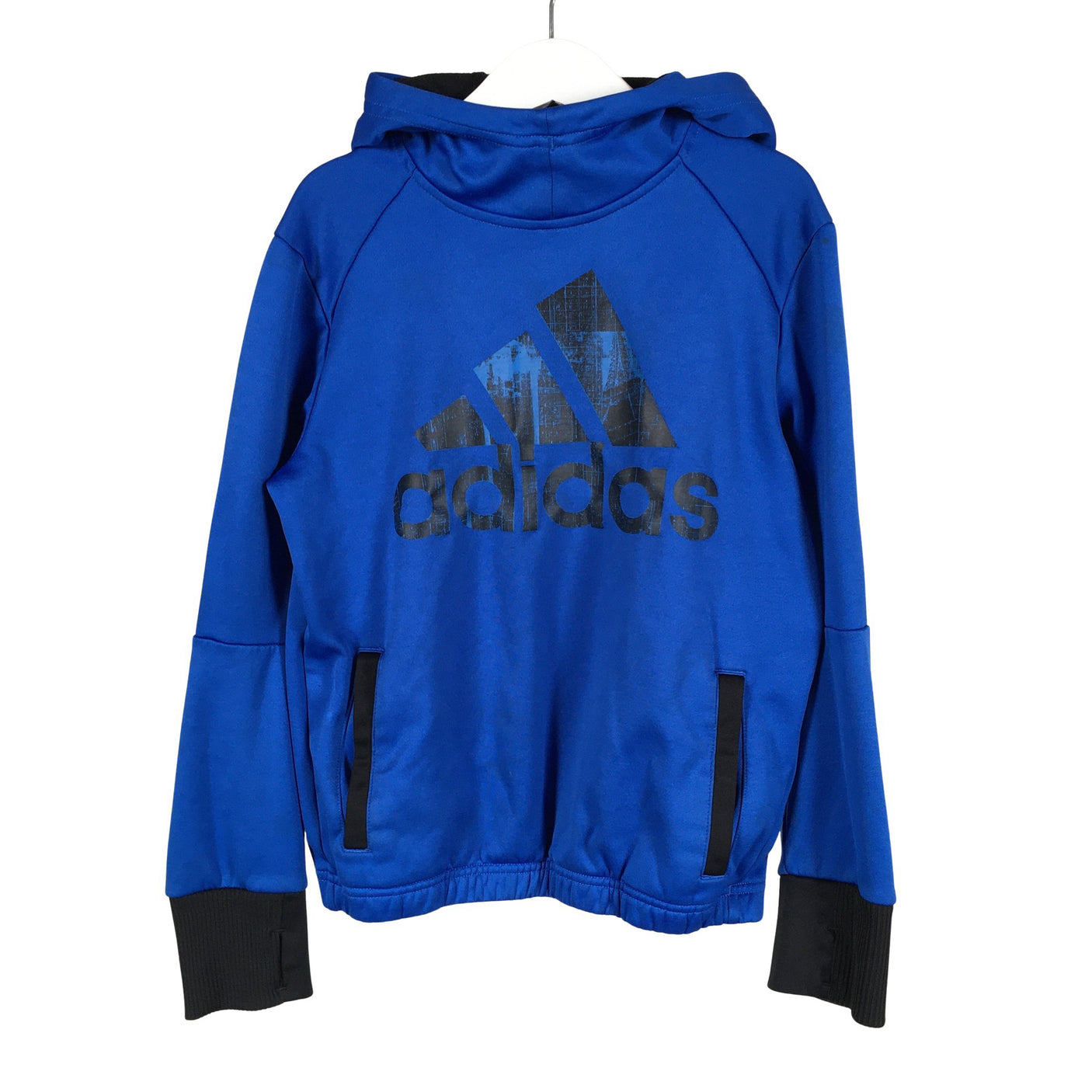 Unisex Adidas - Hoodie, size 134 - 140 - Blue (1)