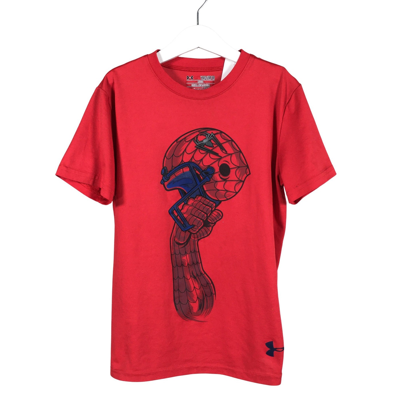 Unisex Under Armour - Sports shirt, short sleeve, size 140 - 146 - Red (1)
