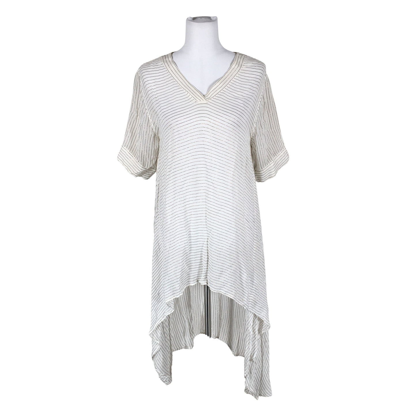 Unisex Nü Denmark - Schiffon tunic, size 38 - White (1)
