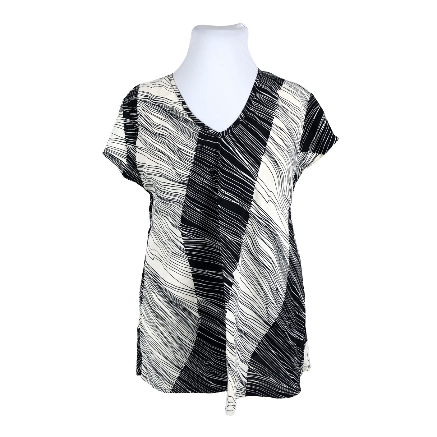 Unisex The Masai - Short-sleeved blouse, size 46 - Black (1)