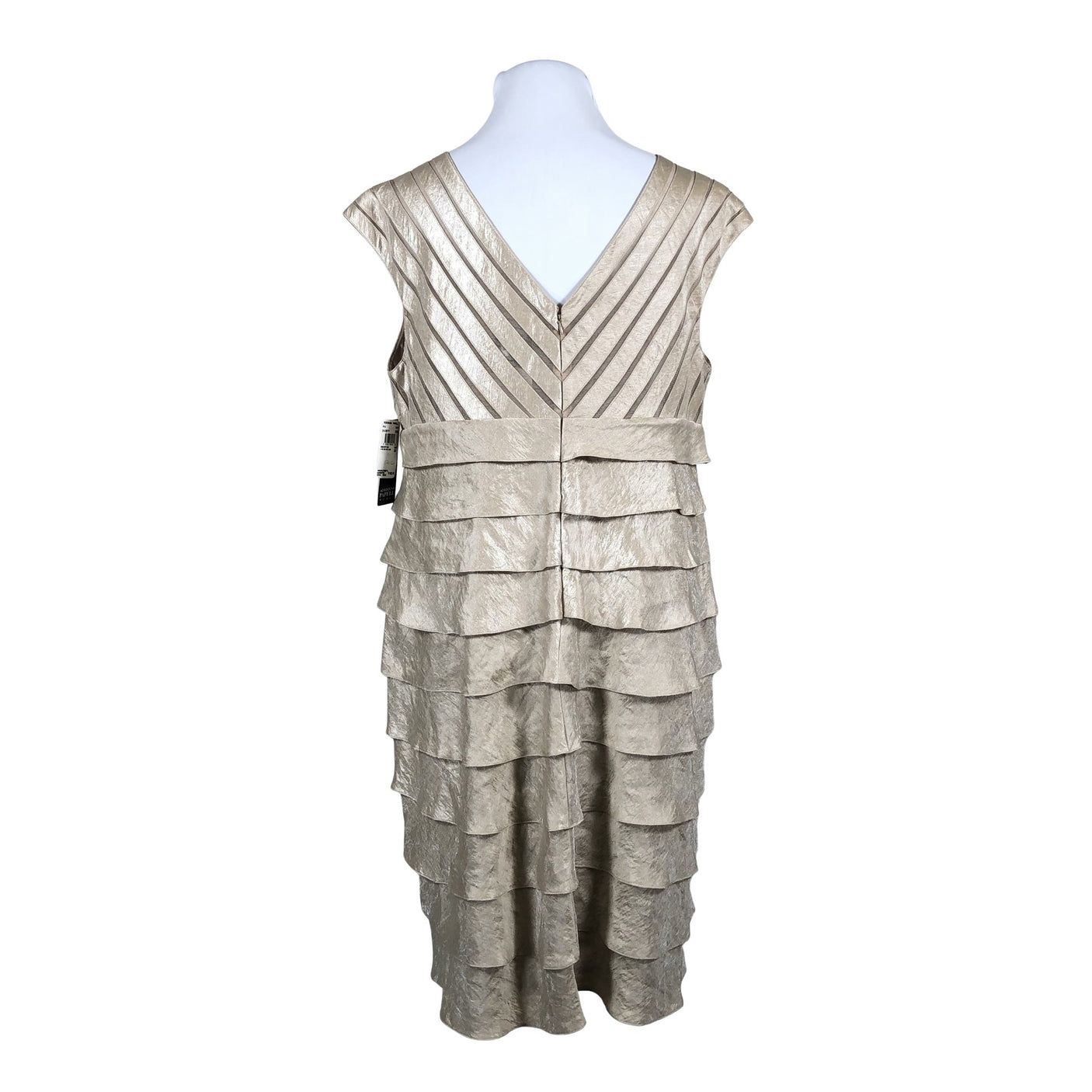 Unisex Adrianna Papell - Party dress, size 46 - Beige (2)