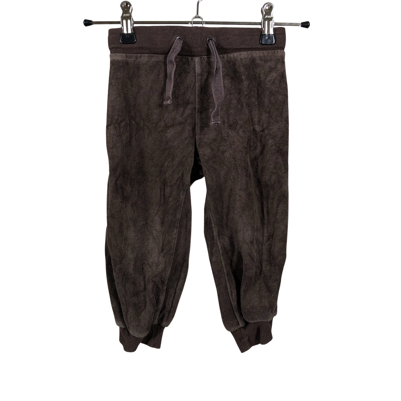 Unisex Lindex - Tricot pants, size 80 - 86 - Brown (1)