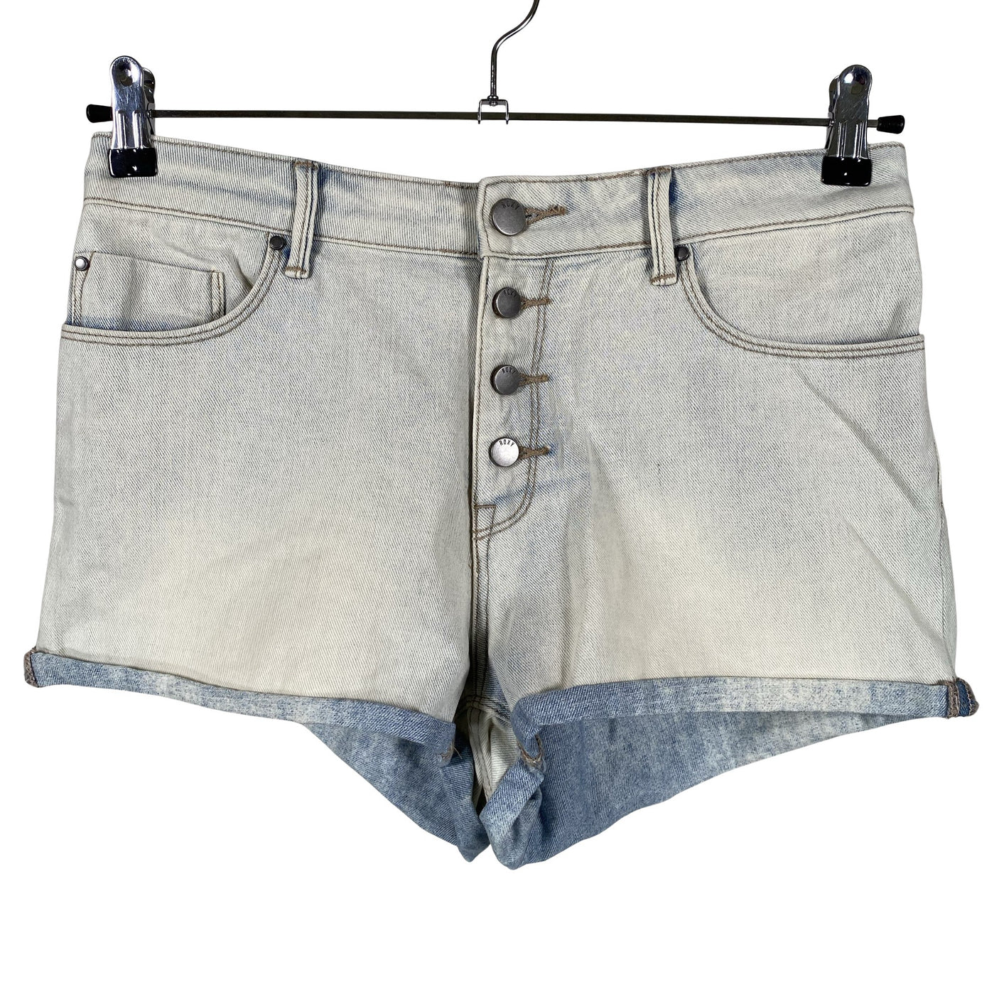 Unisex Roxy - Denim shorts, size W29 - Light blue (1)