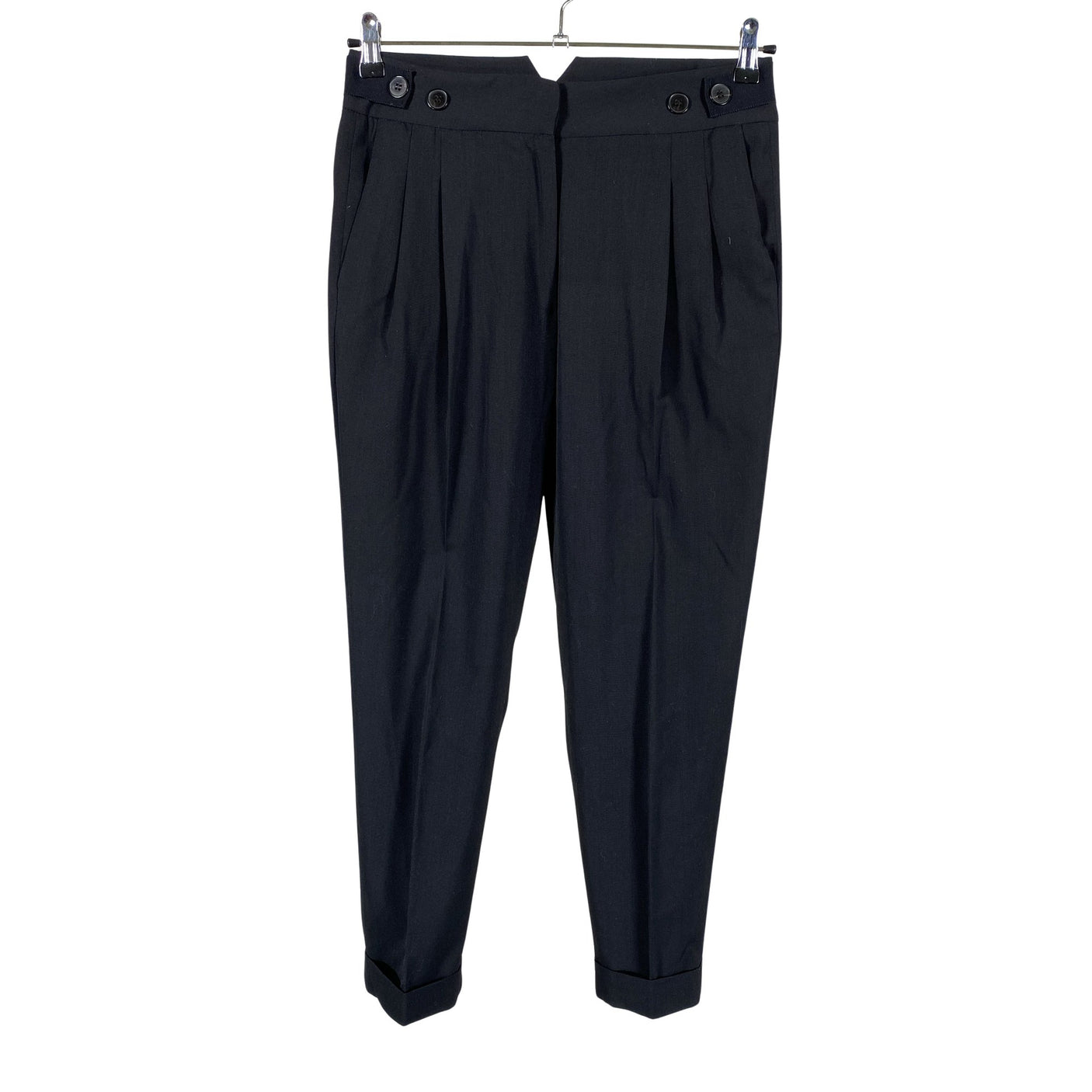 Unisex Sandro Paris - Straight leg trousers, size 40 - Black (1)