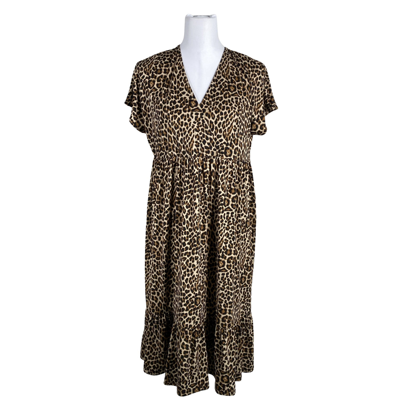 Unisex Mama Licious - Tricot dress, size 40 - Brown (1)