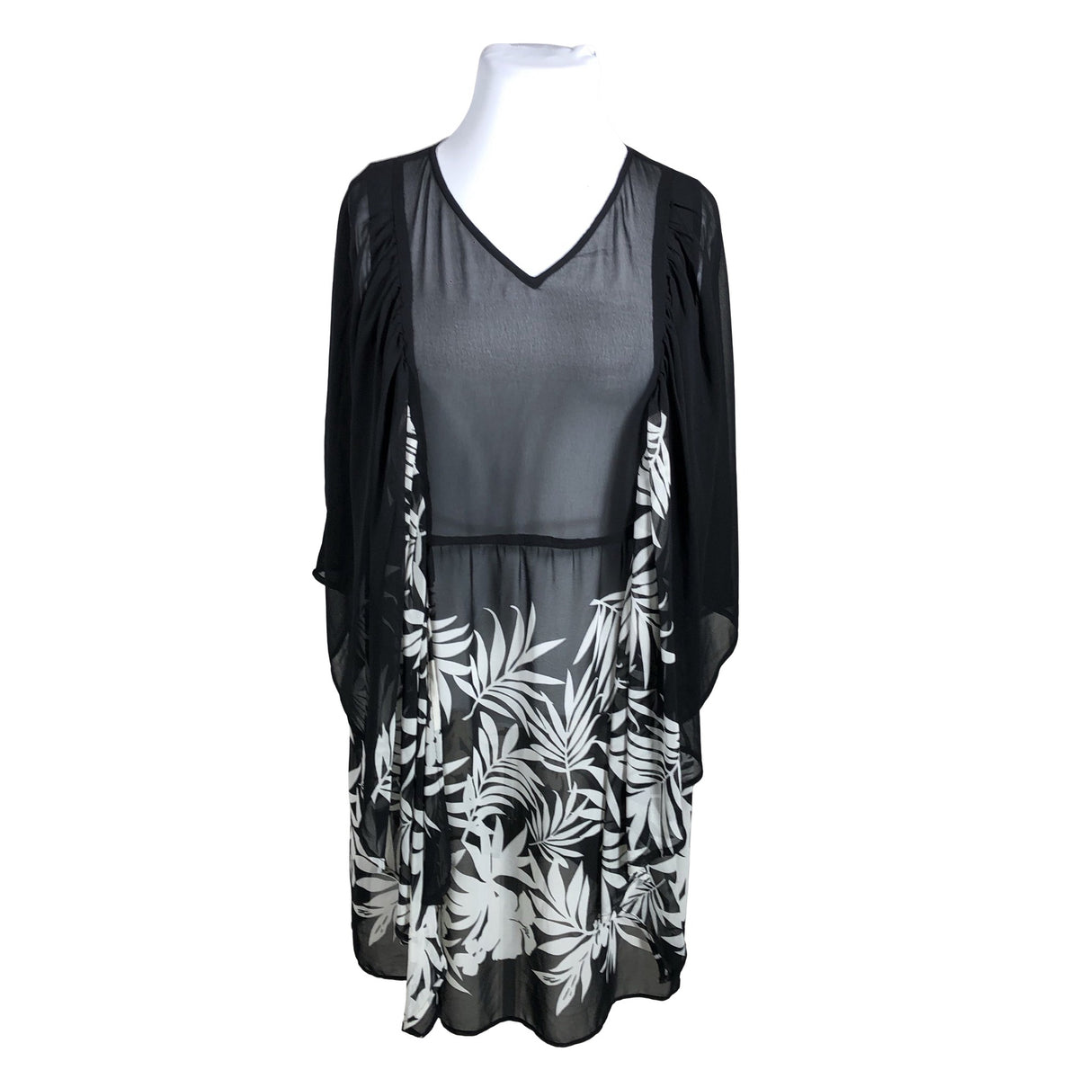 Unisex Studio - Schiffon dress, size 40 - Black (1)