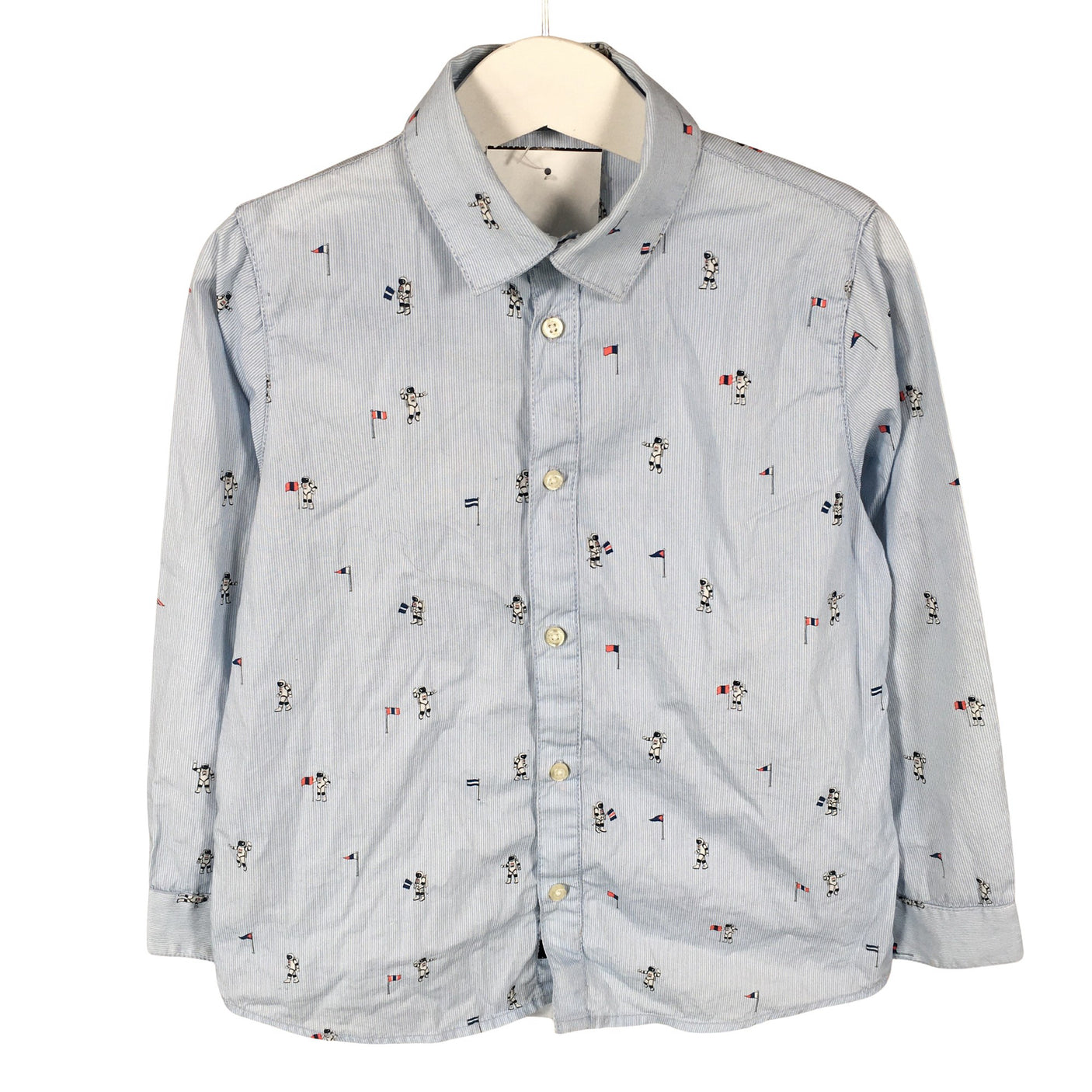 Unisex Mayoral - Collared shirt, size 104 - 110 - Light blue (1)