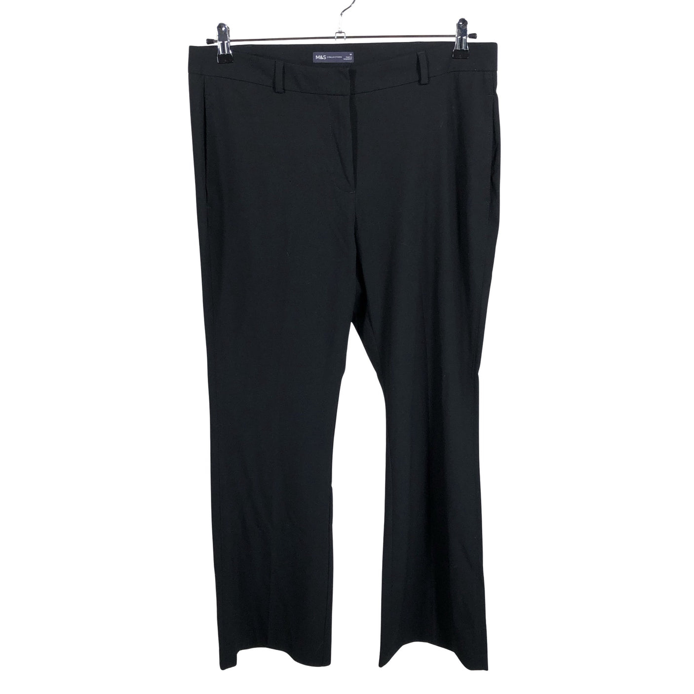 Unisex Marks&Spencer - Straight leg trousers, size 42 - Black (1)