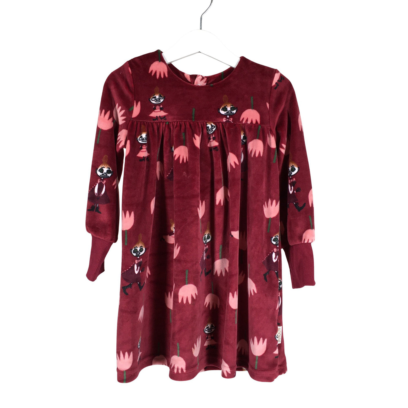 Unisex Moomin by Martinex - Sweatshirt dress, size 92 - 98 - Wine red (1)