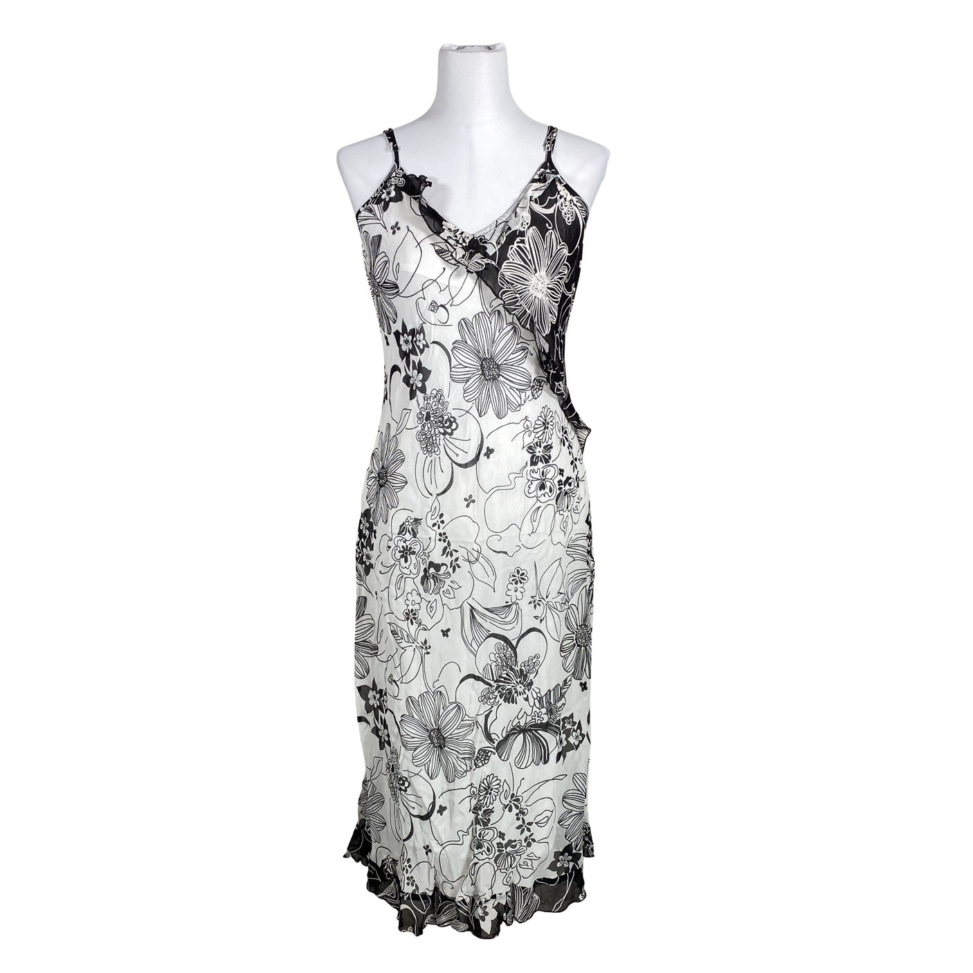 Unisex Pierre Cavallo - Schiffon dress, size 38 - White (1)