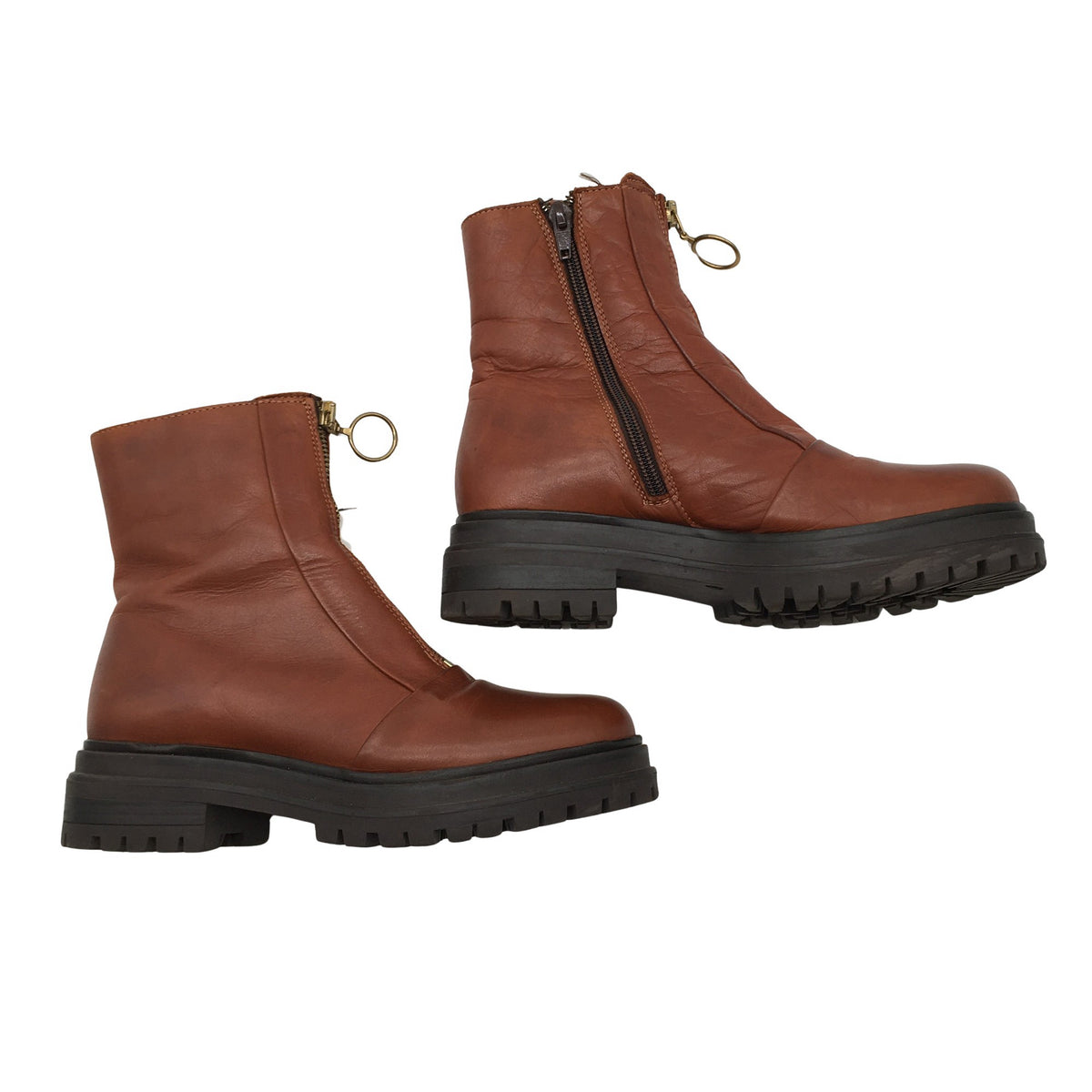 Unisex O.I.S - Ankle boots, size 36 - Brown (1)
