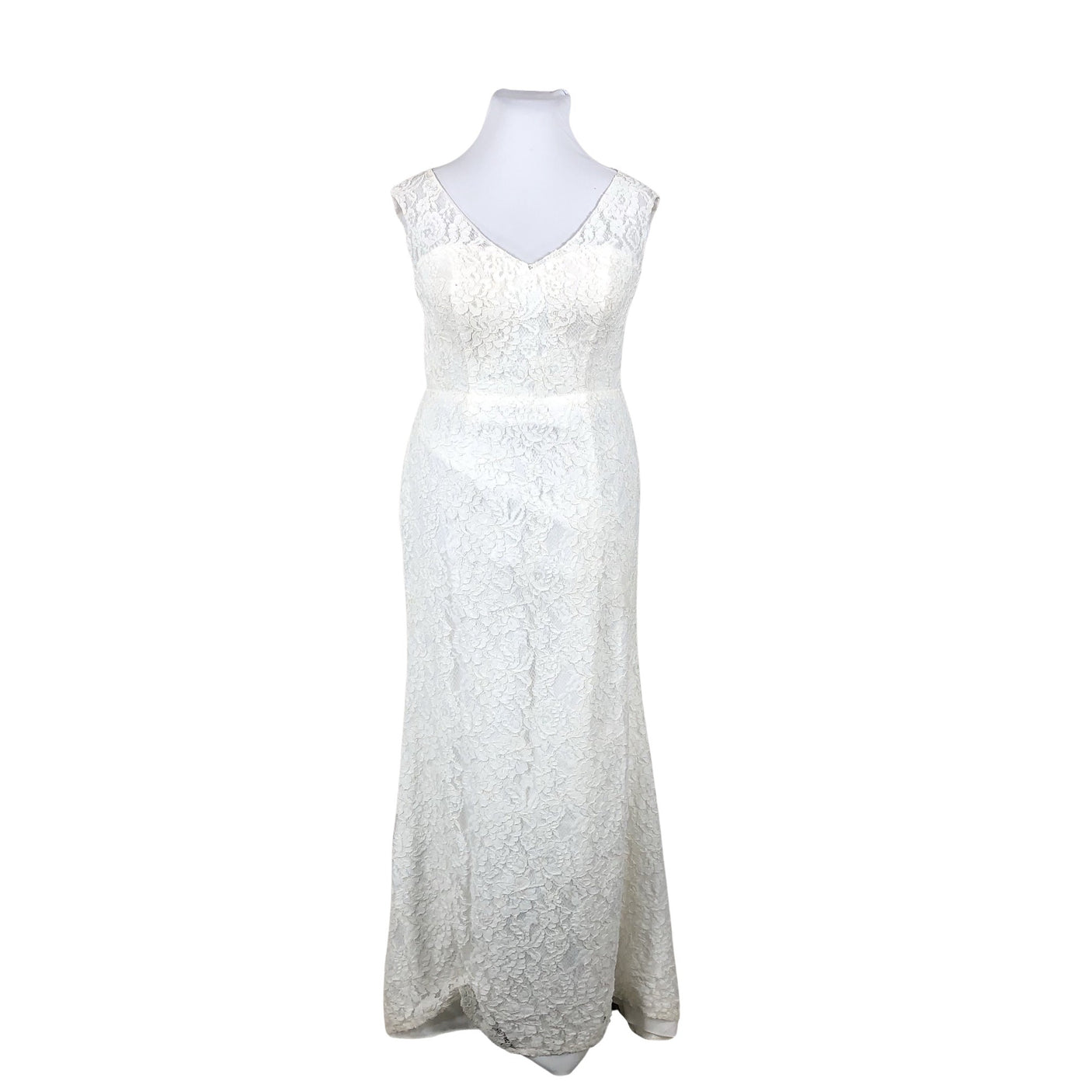 Unisex Dazzling - Party dress, size 42 - White (1)