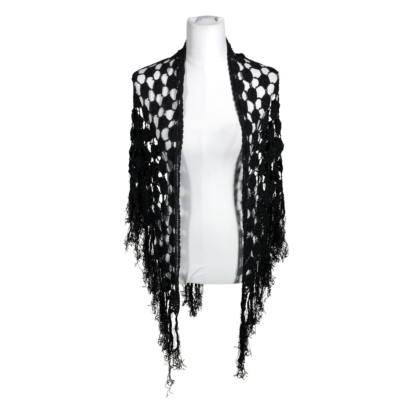 Unisex Handmade - Shawl, size Ei kokoa - Black (1)