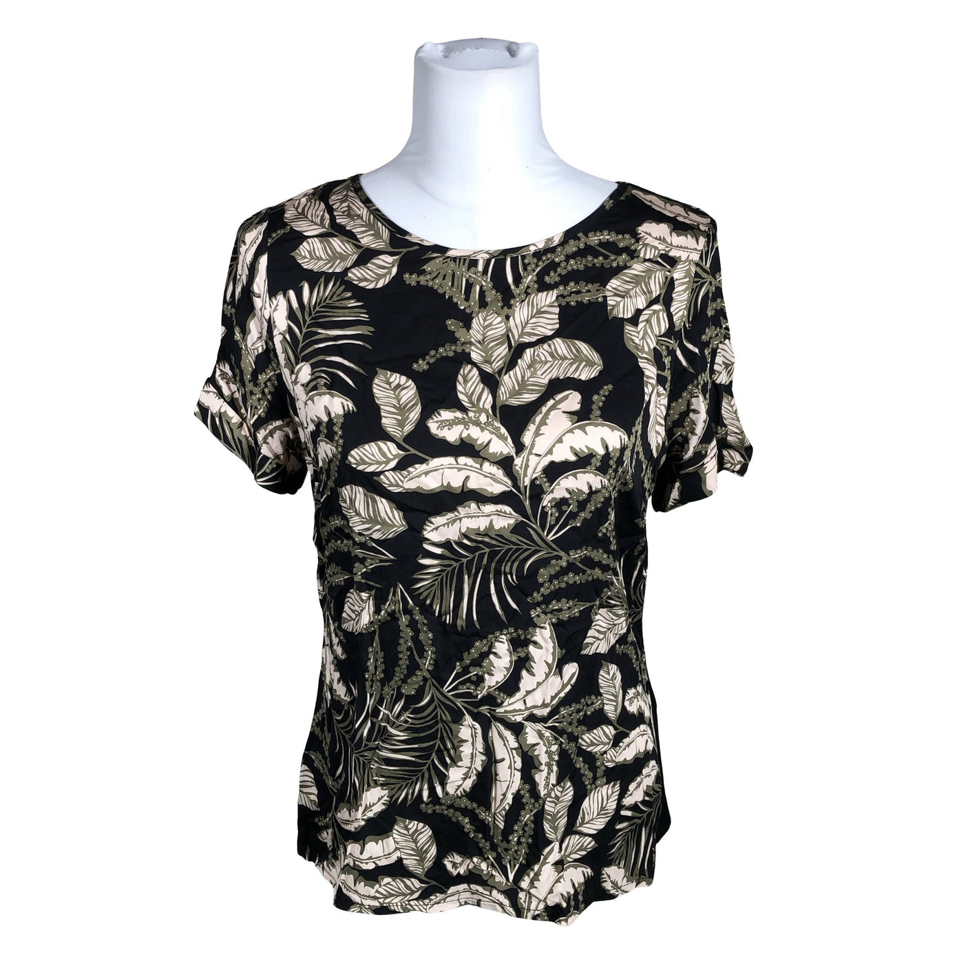 Unisex Tramontana - Short-sleeved blouse, size 38 - Black (1)